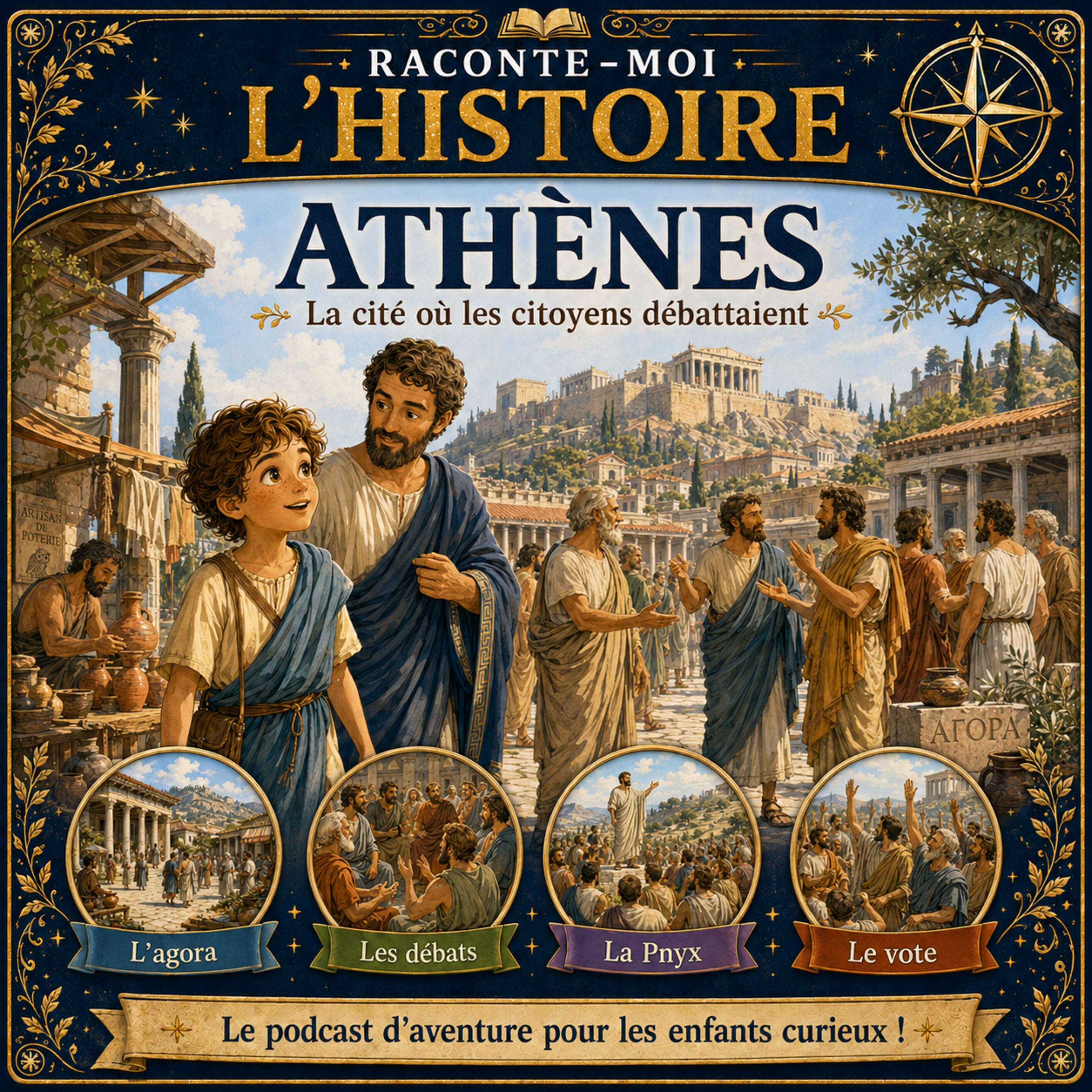Athènes – la cité où les citoyens débattaient