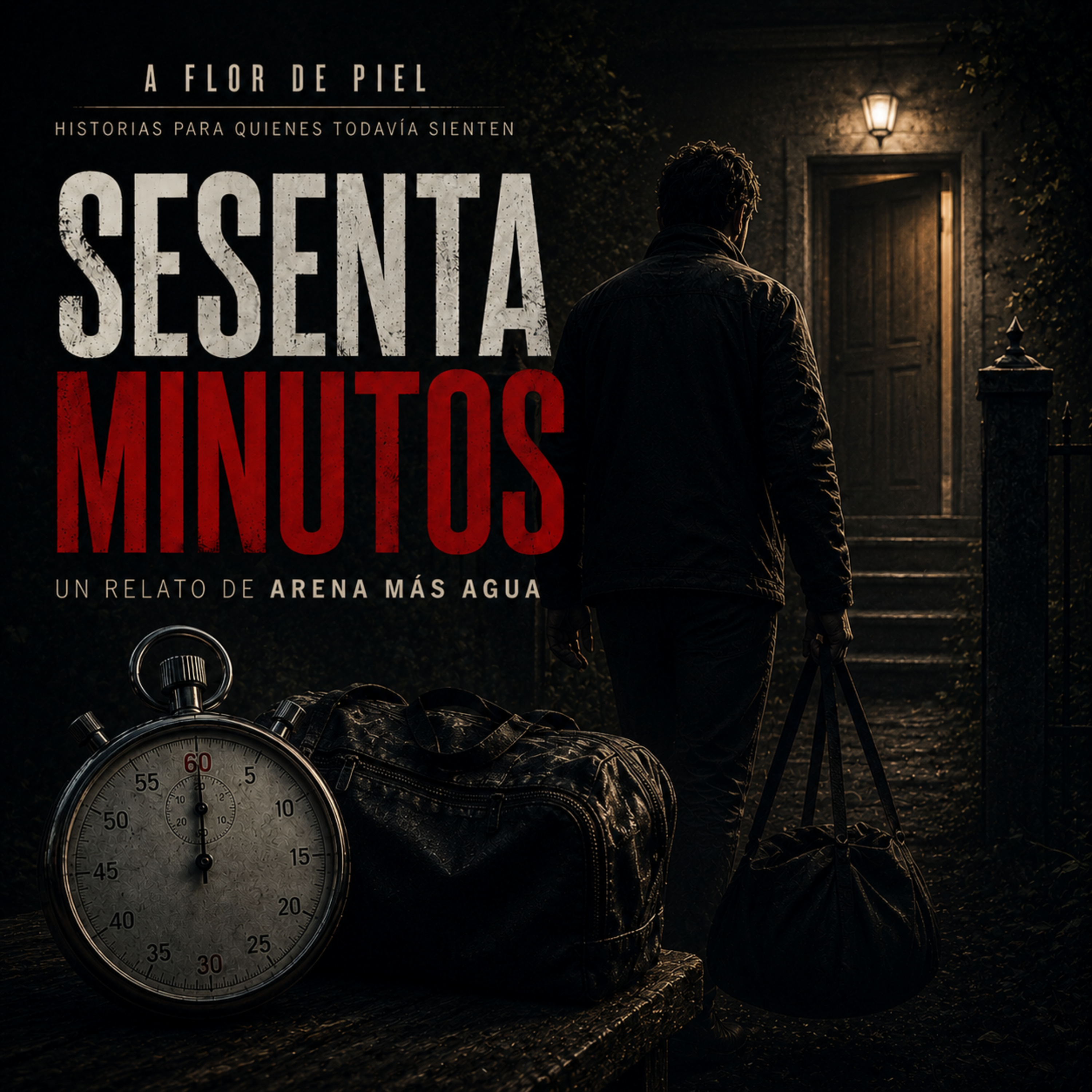 Portada de A Flor de Piel | Relatos narrados de suspense