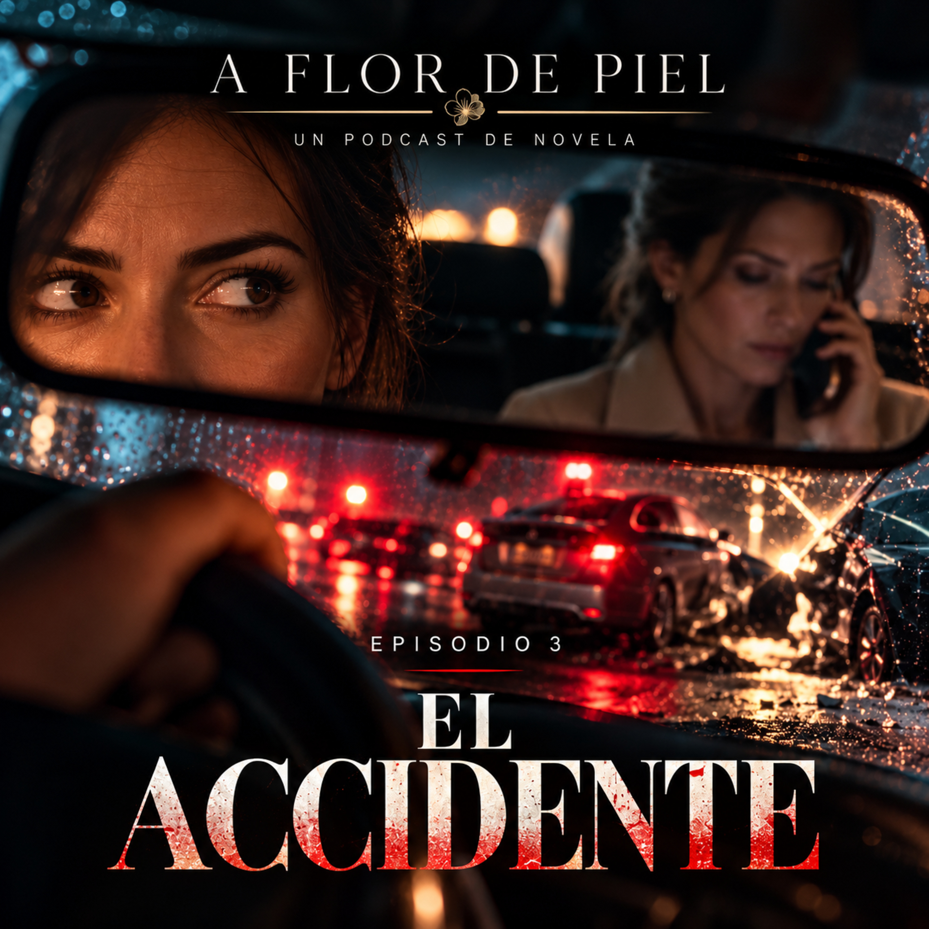 Portada de A Flor de Piel | Relatos narrados de suspense
