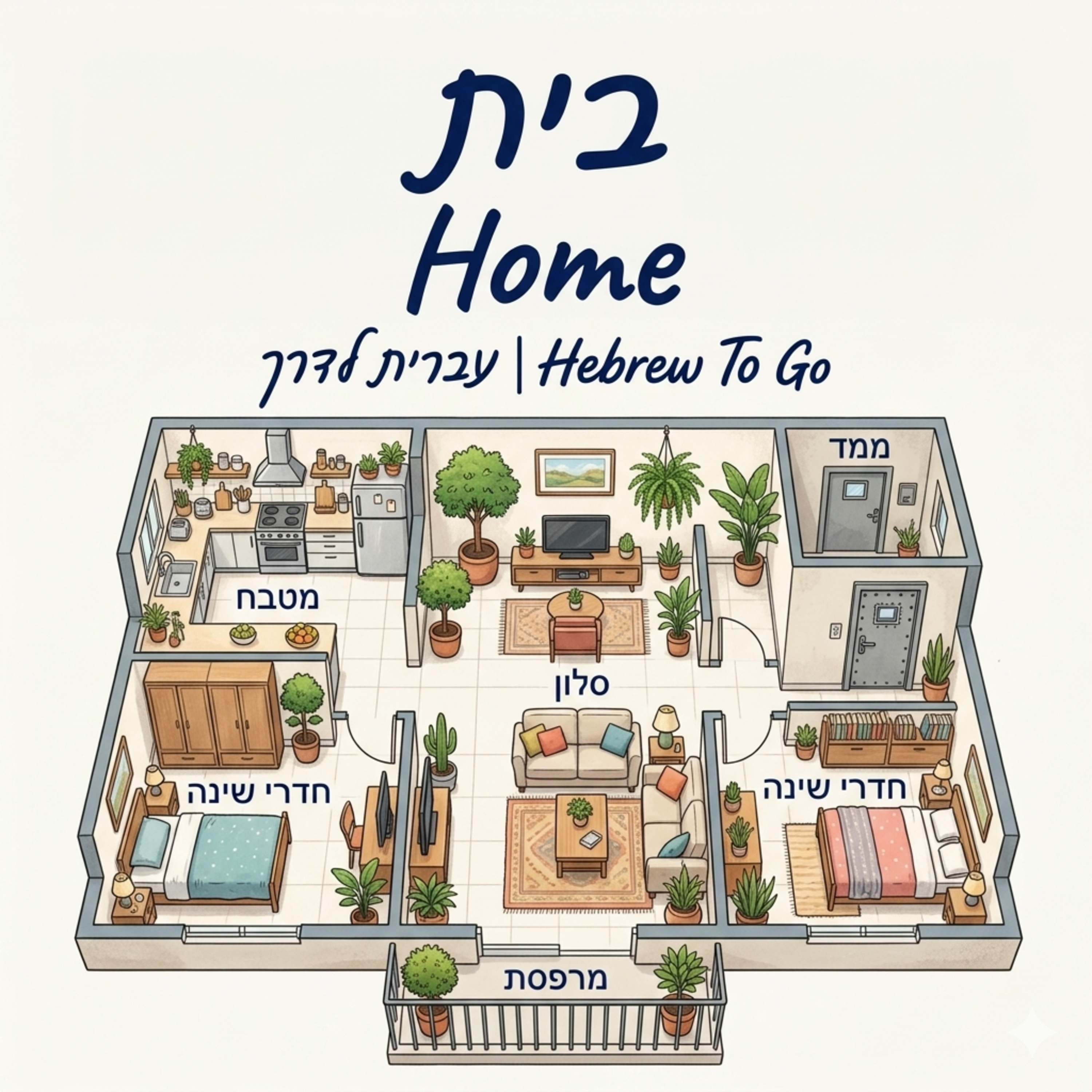 Artwork for עברית לדרך | Hebrew to go
