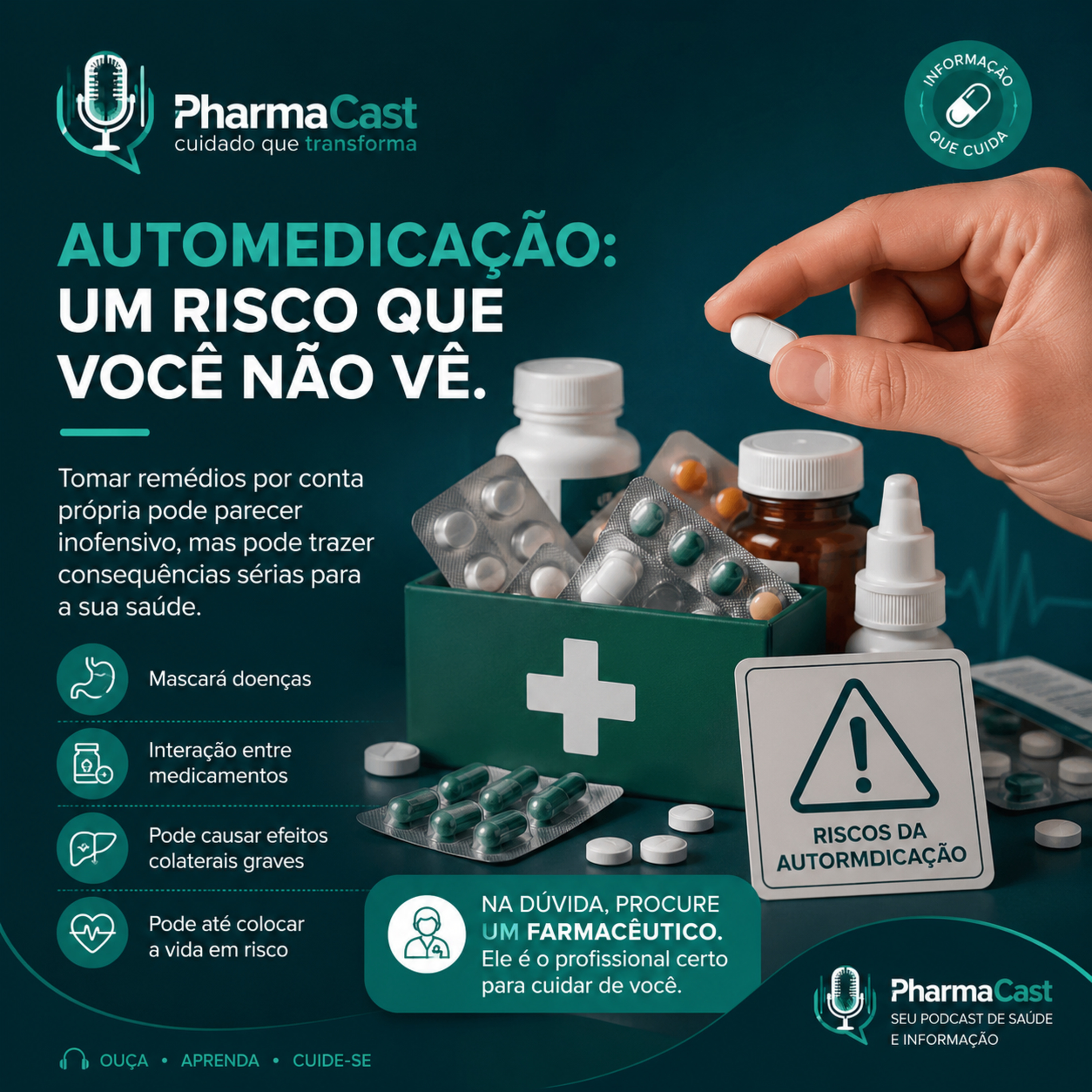 Os perigos da automedicação. episode artwork