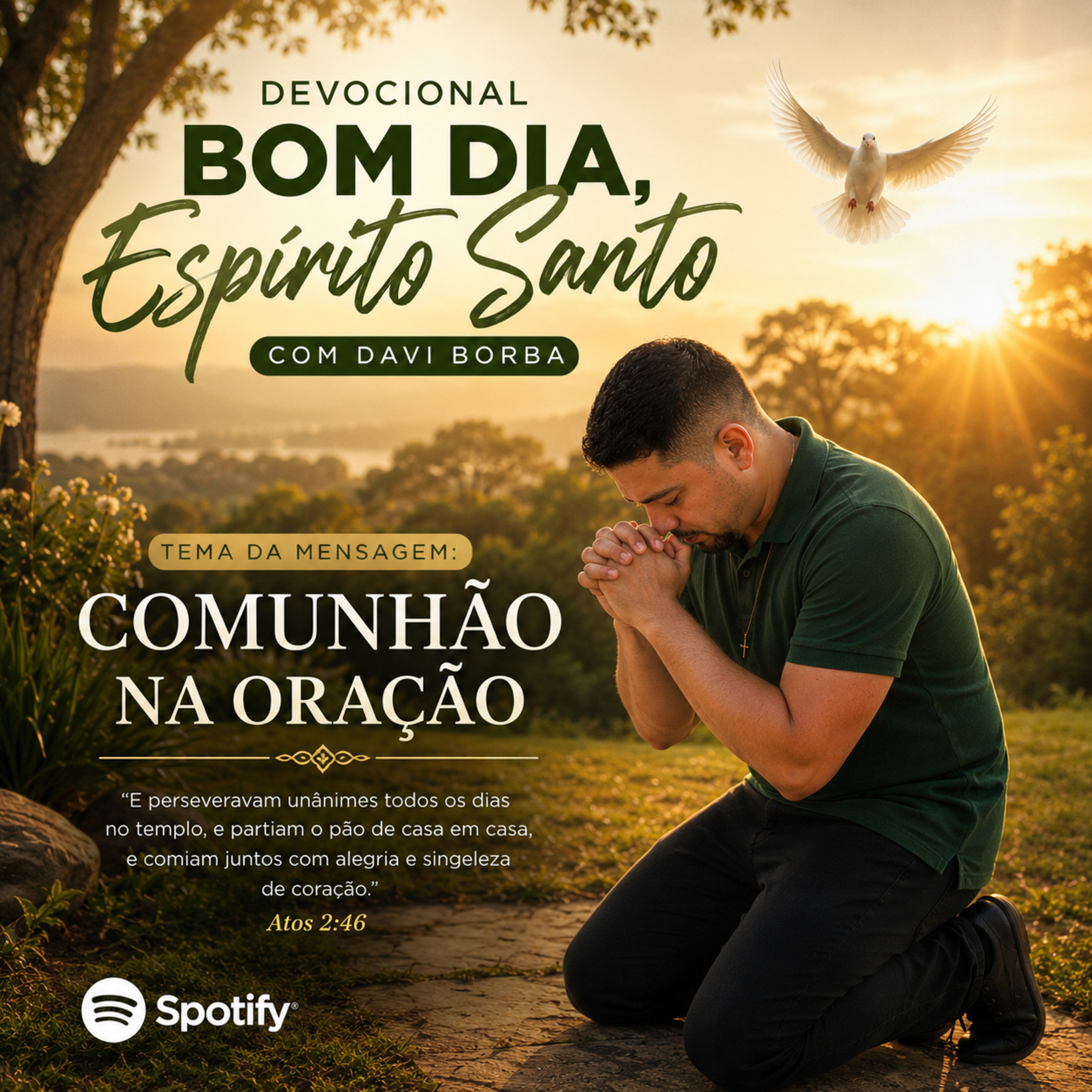Comunhão na Oração- Bom Dia Espírito Santo | Oração da Manhã de Hoje 29/05/2026| Davi Borba episode artwork