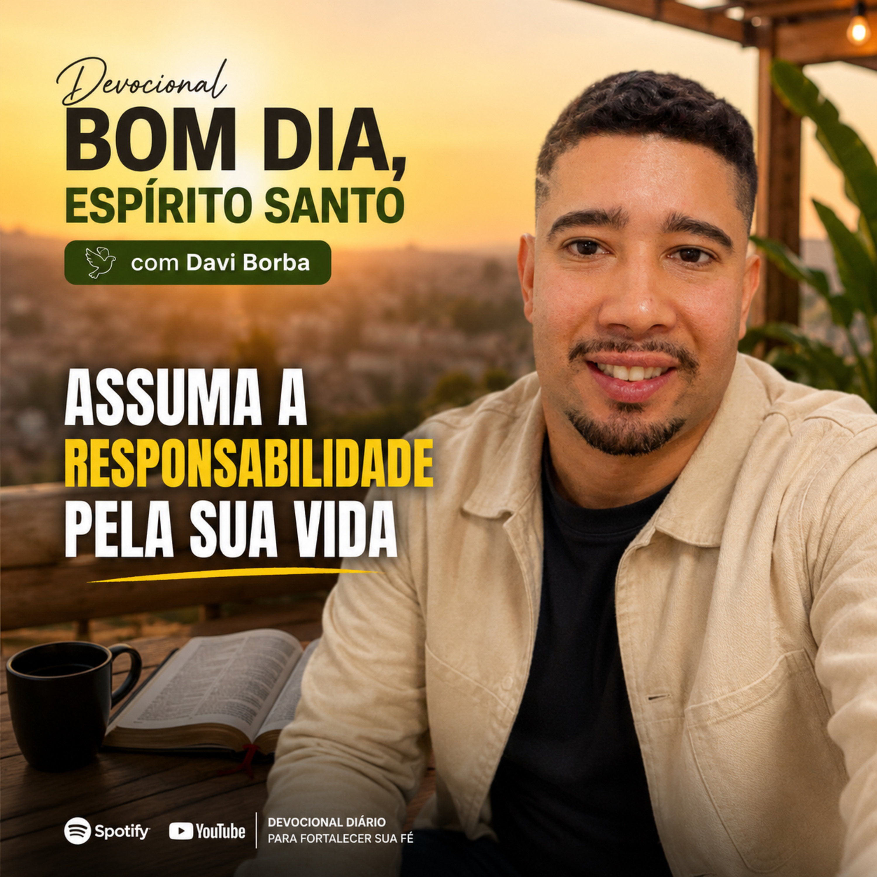 ASSUMA A RESPONSABILIDADE PELA SUA VIDA | Devocional Bom Dia, Espírito Santo