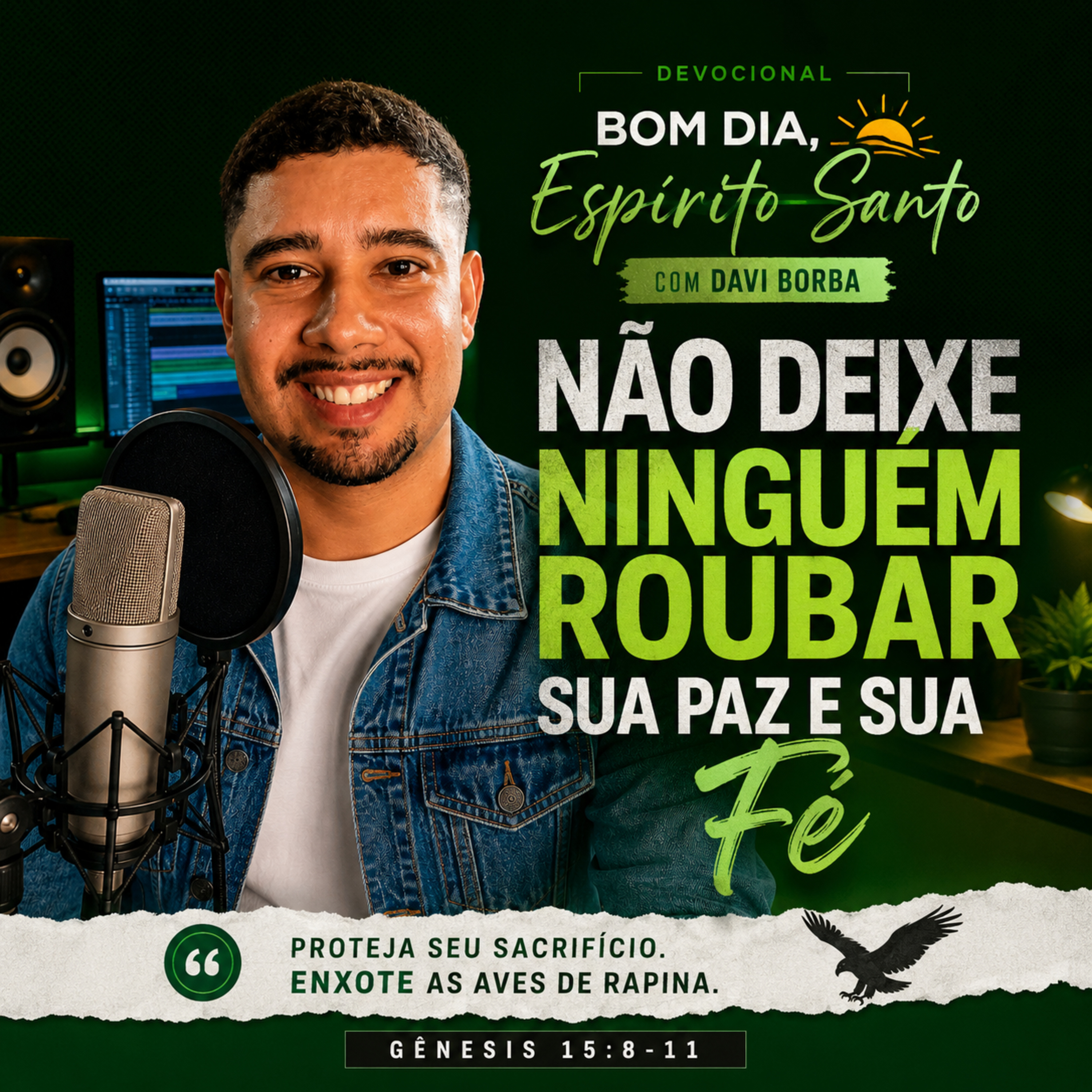 Não Deixe Ninguém Roubar Sua Paz e Sua Fé | Bom Dia, Espírito Santo