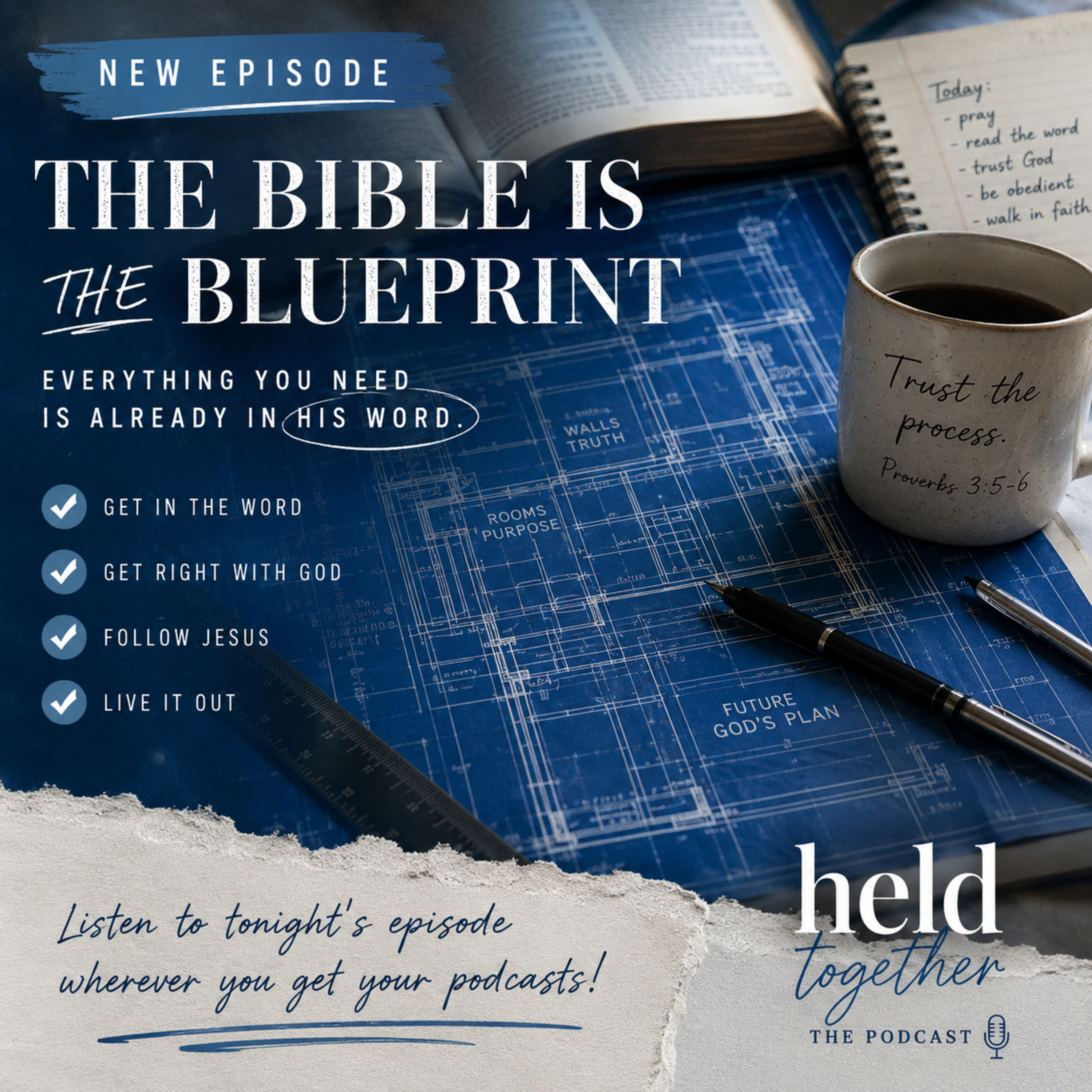 The Bible is THE BLUEPRINT episode artwork