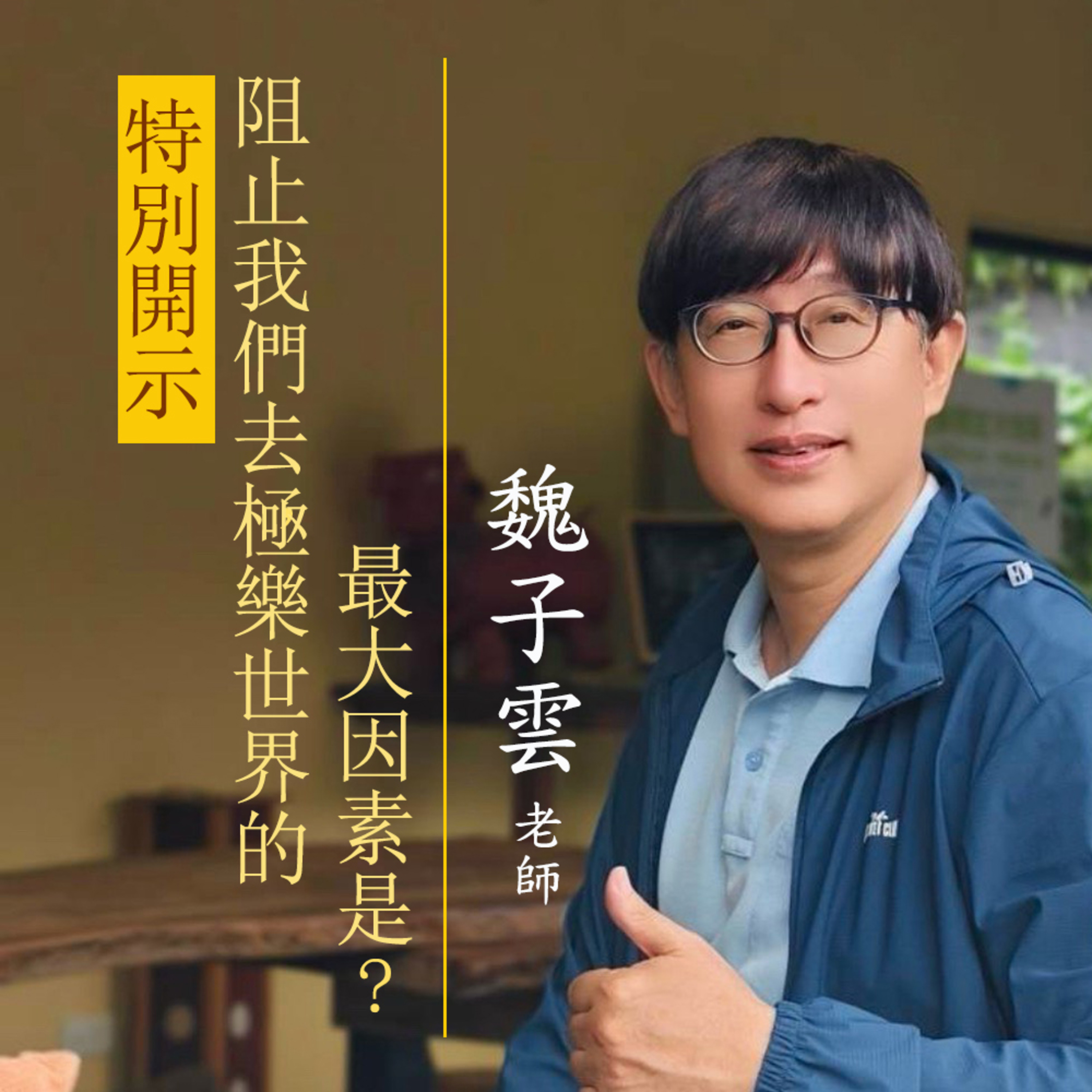 魏子雲老師開示 阻止我們去極樂世界的最大因素是? episode artwork