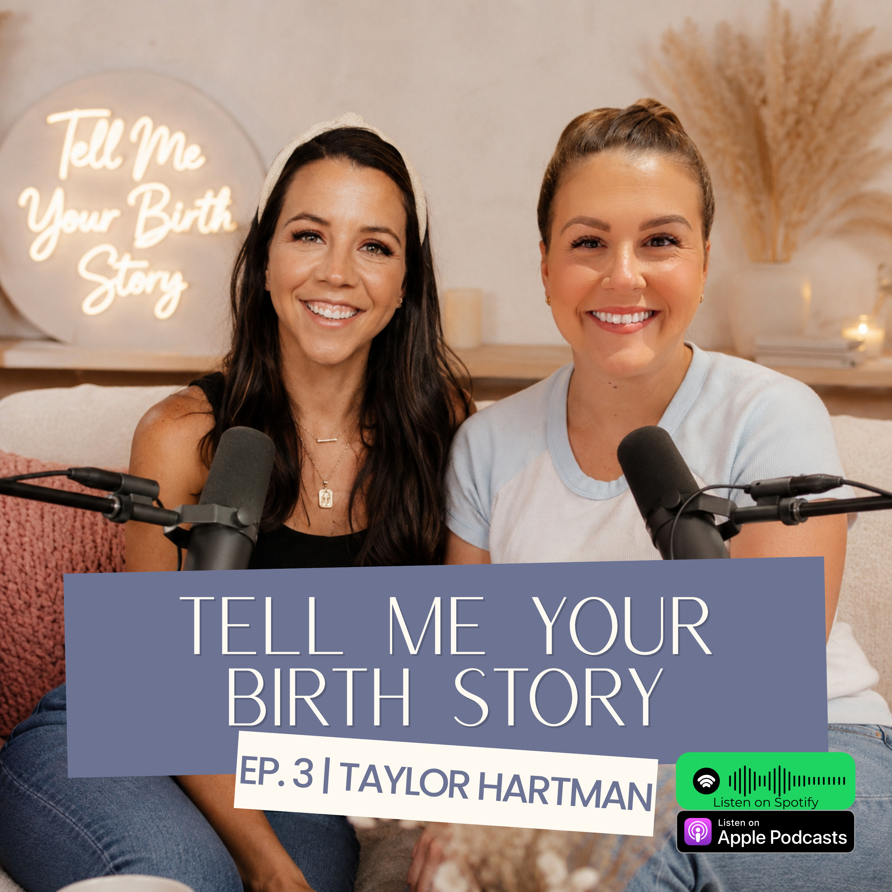 Ep 3: From Unmedicated Plans to an Empowering Epidural Birth: A Story of Surrender | Taylor Hartman episode artwork