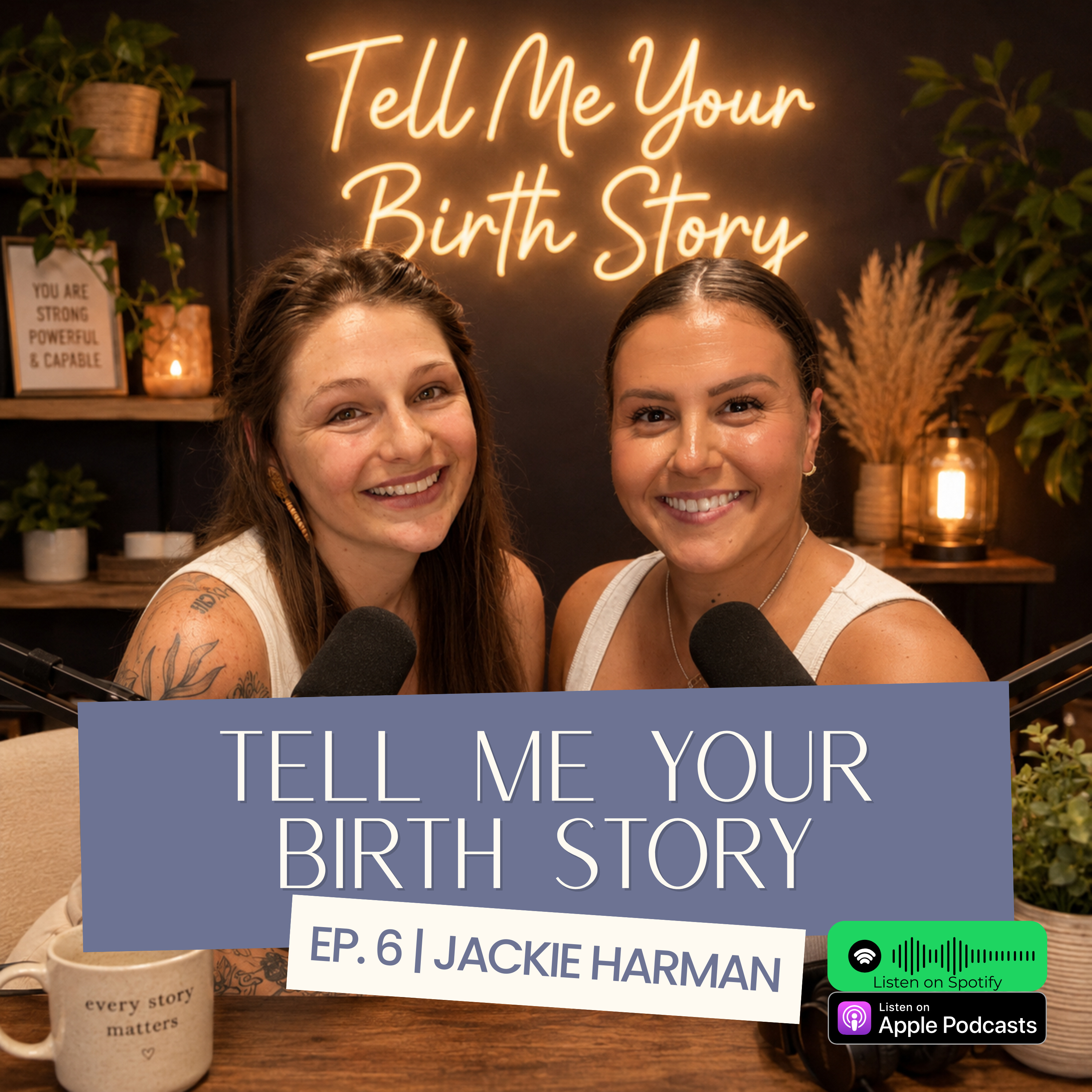Ep 7: An Unmedicated Birth Plan, an Unexpected Epidural, and Finding Peace in the Pivot | Jackie Harman episode artwork