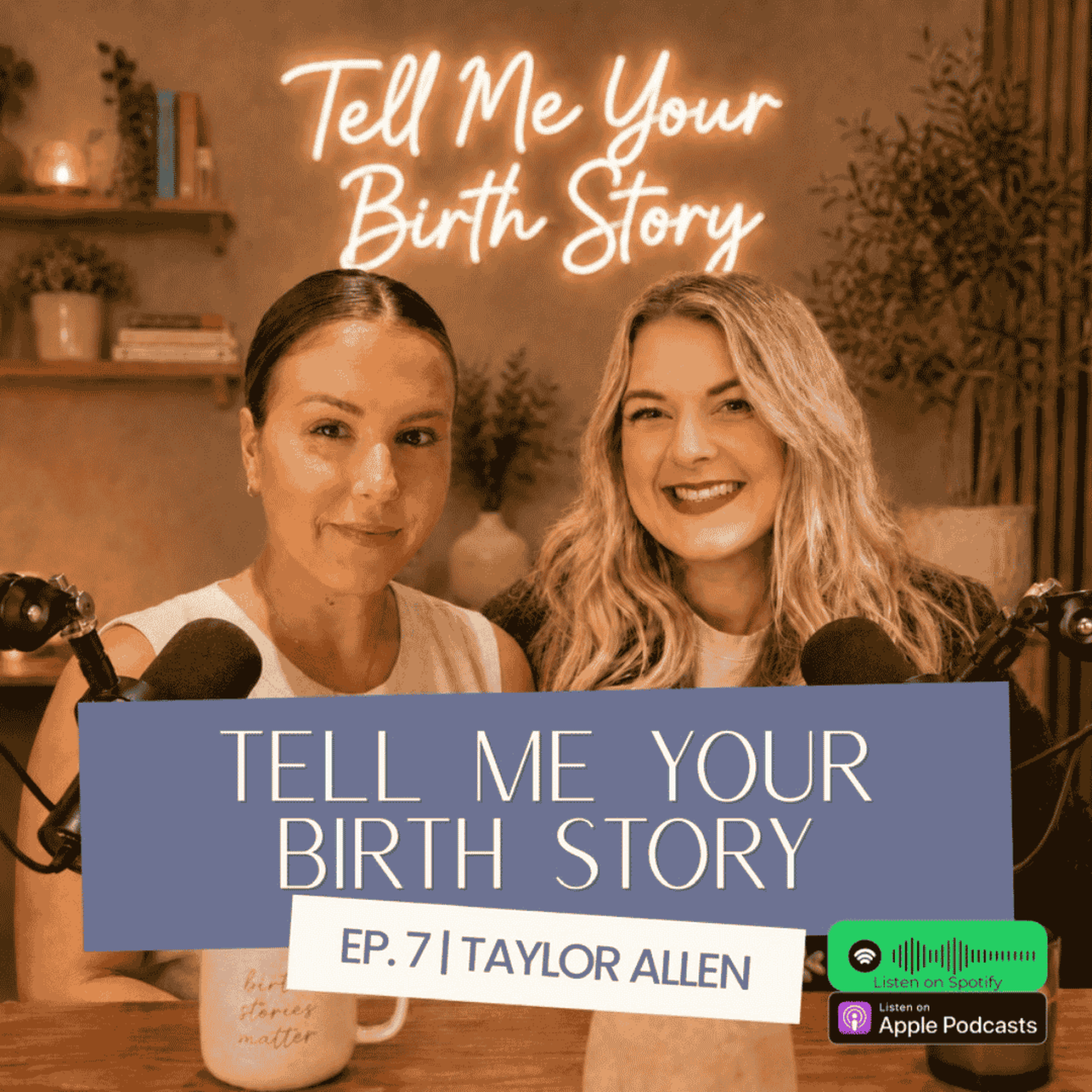 Ep 7: Healing Birth Trauma, Regulating Your Nervous System, and Finding Safety in Support | Taylor Allen, LMHC episode artwork