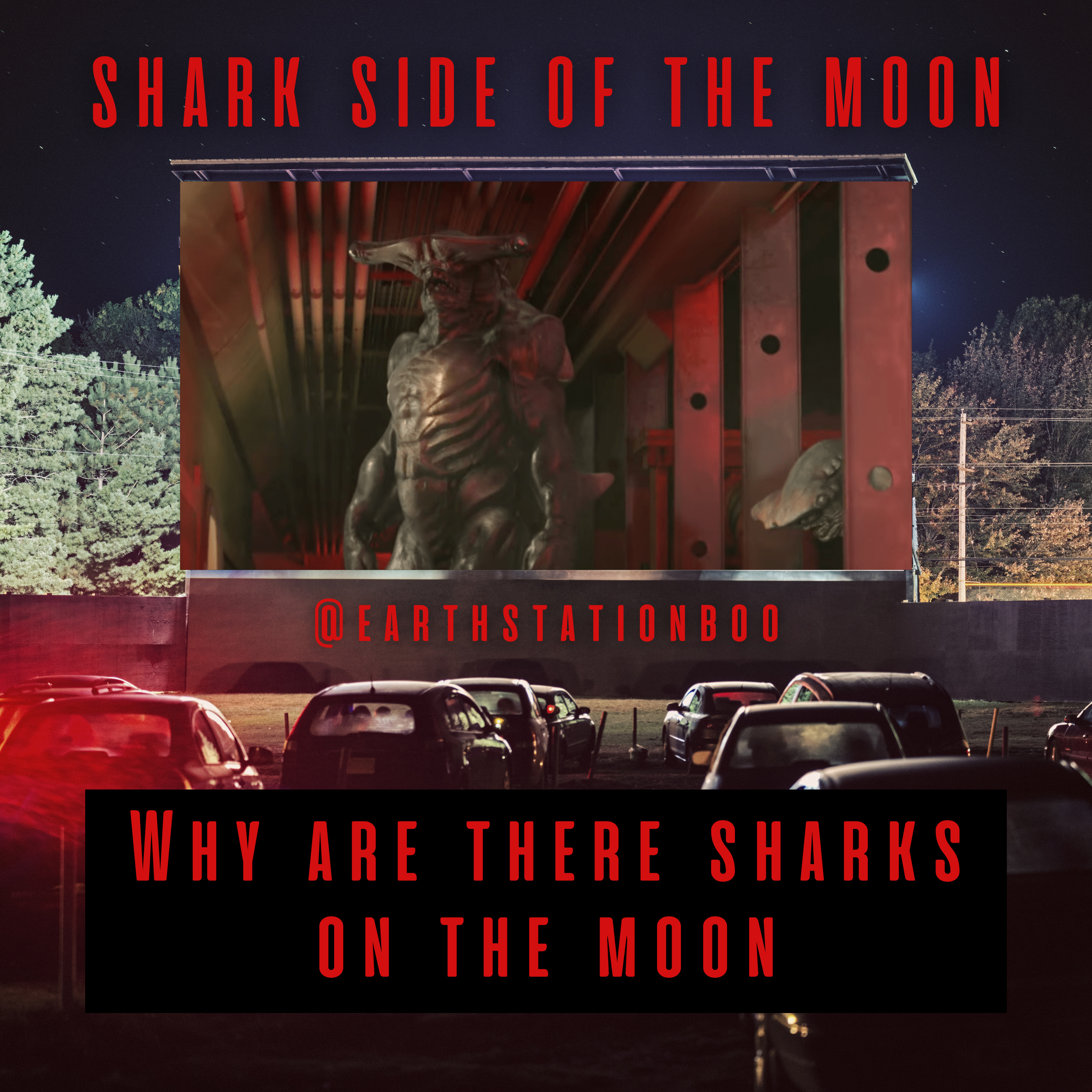 Why are there Sharks on the Moon episode artwork