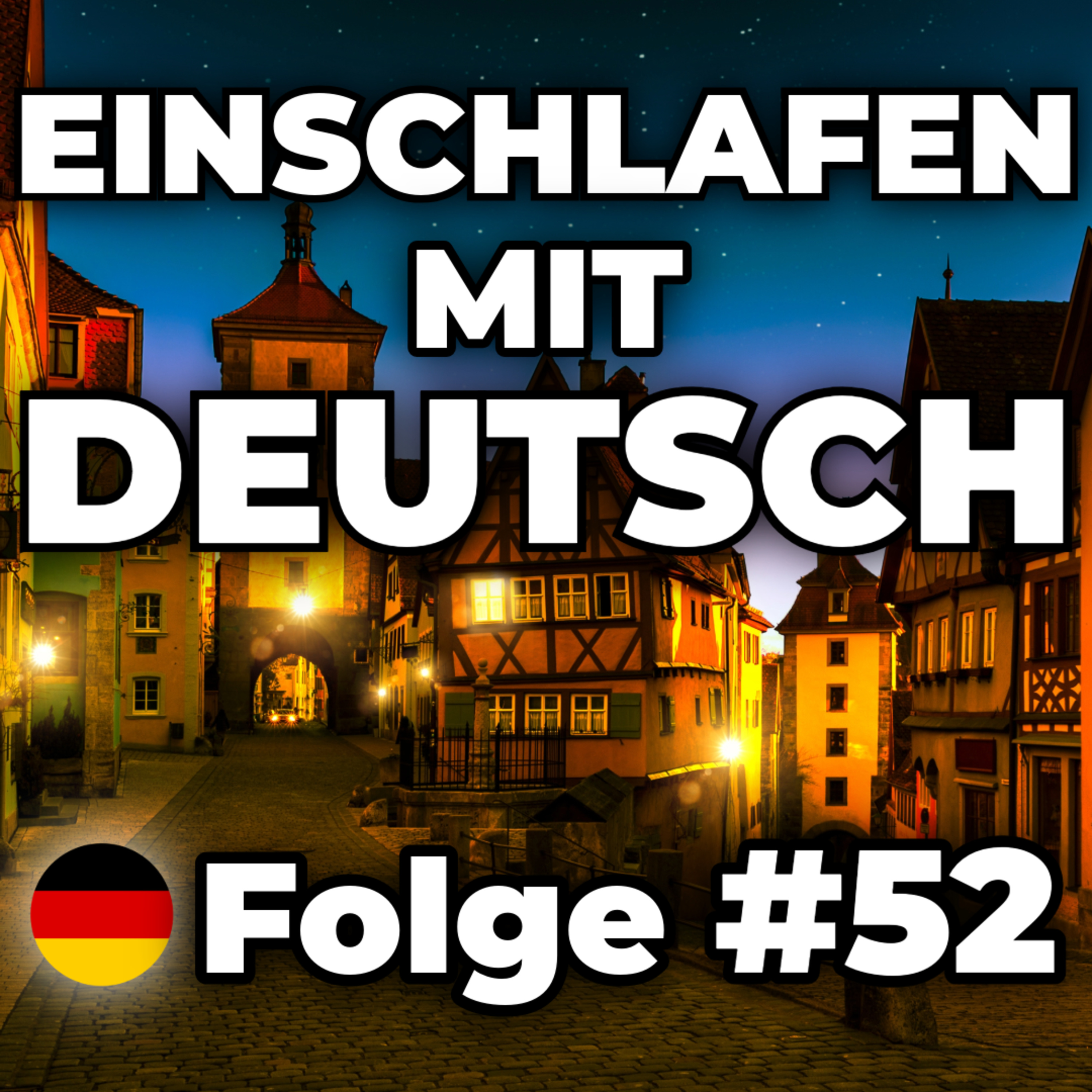 Ein Abend in Rothenburg ob der Tauber 🌙 | Einschlafen mit Deutsch