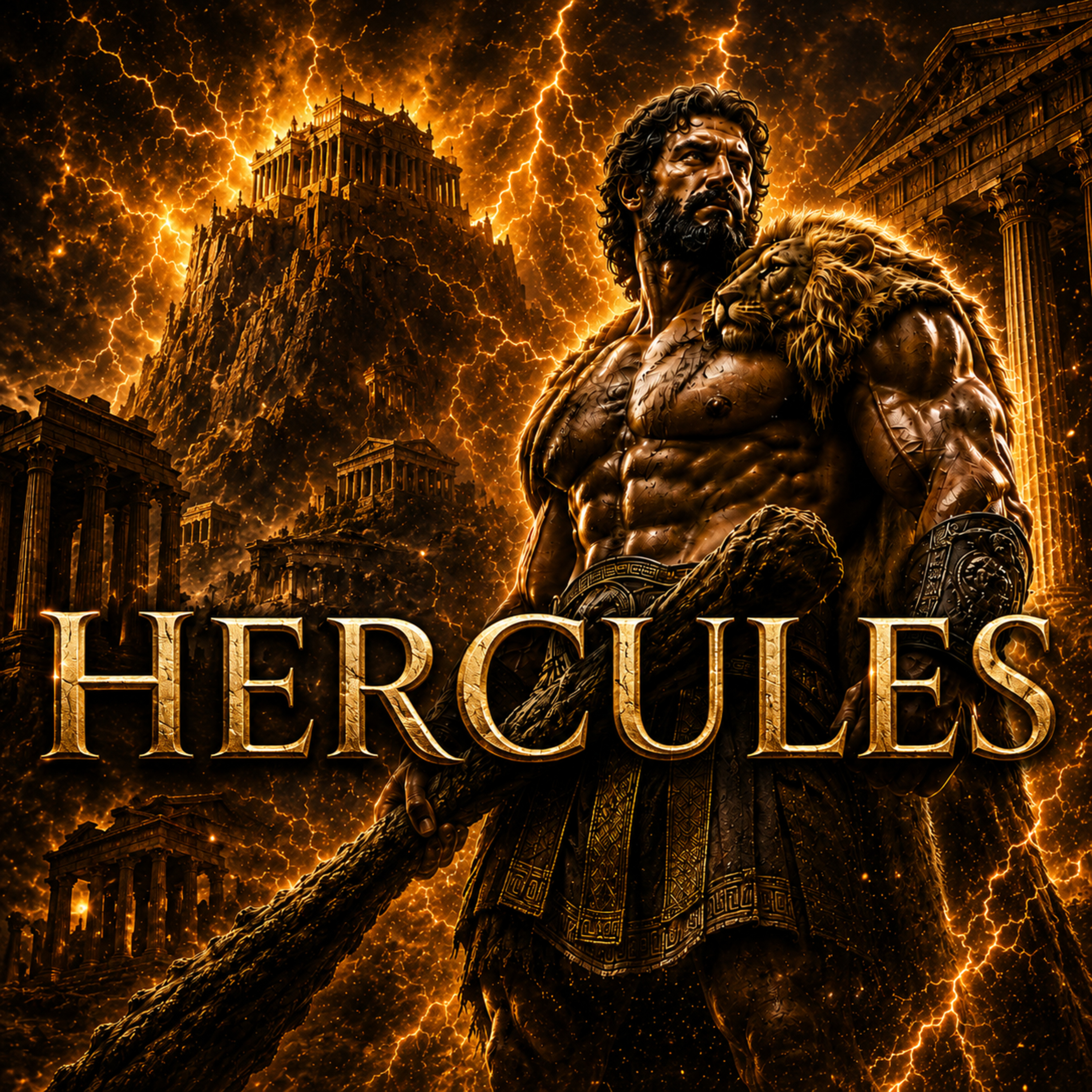 HERCULES: The Greatest Demigod | Sleep History Story (Rain Sounds) episode artwork