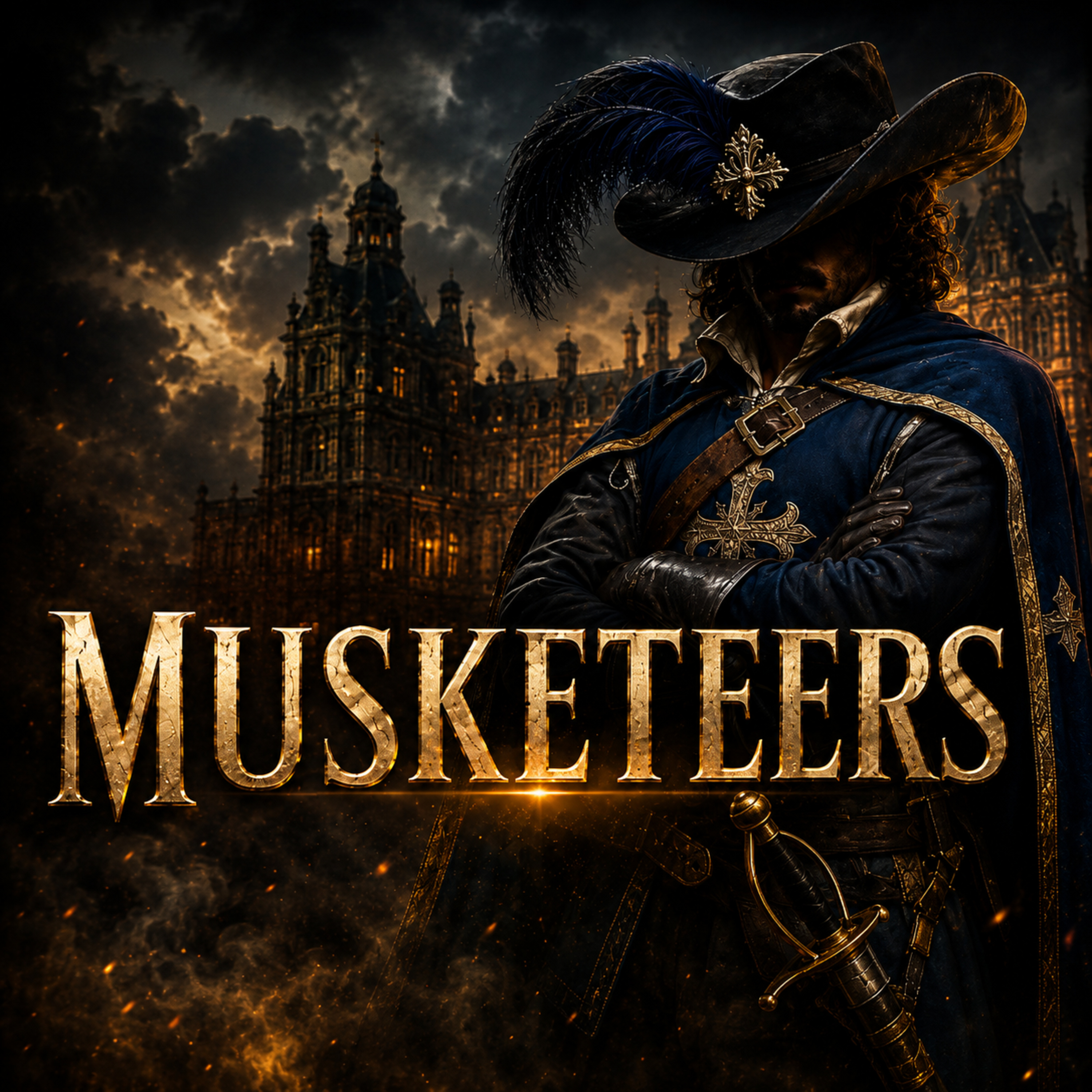 The MUSKETEERS: The King's Elite Guards | Sleep History Story (Rain Sounds) episode artwork