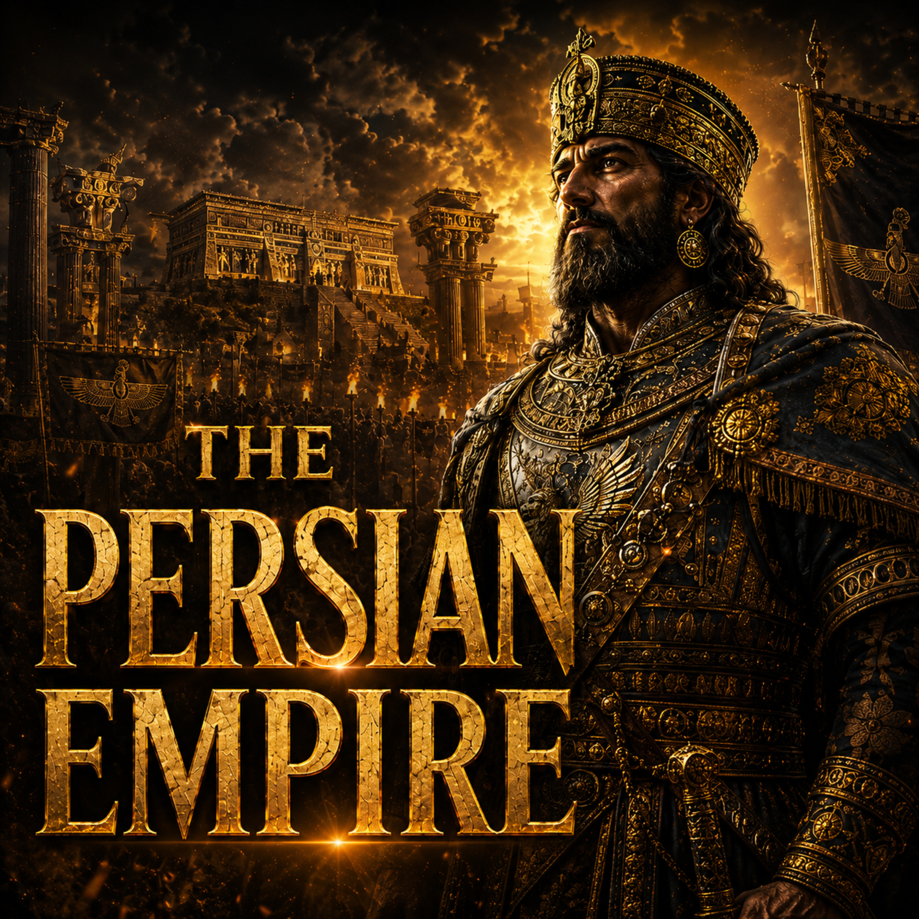 The PERSIAN EMPIRE: The Kingdom That Challenged Greece | Sleep History Story (Rain Sounds) episode artwork