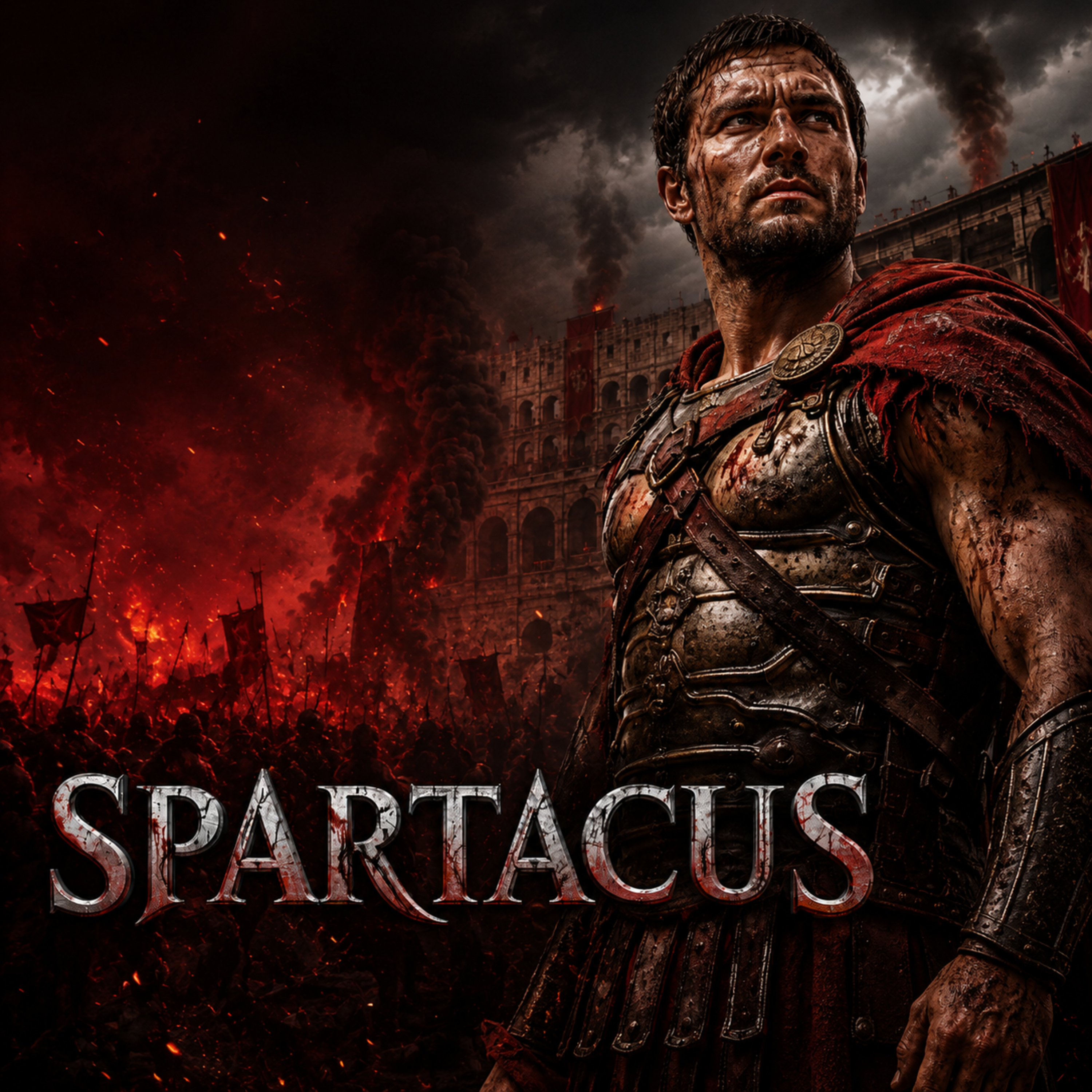 Spartacus: The Gladiator Who Defied Rome | Sleep History Story (Rain Sounds) episode artwork