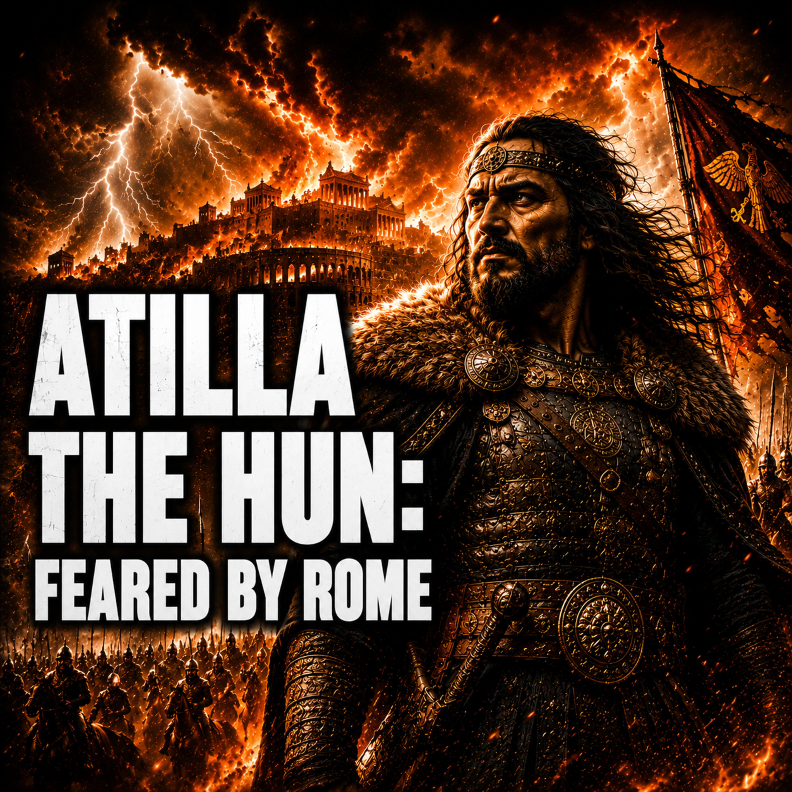 ATTILA THE HUN: The Scourge of Rome | Sleep History Story (Rain Sounds)