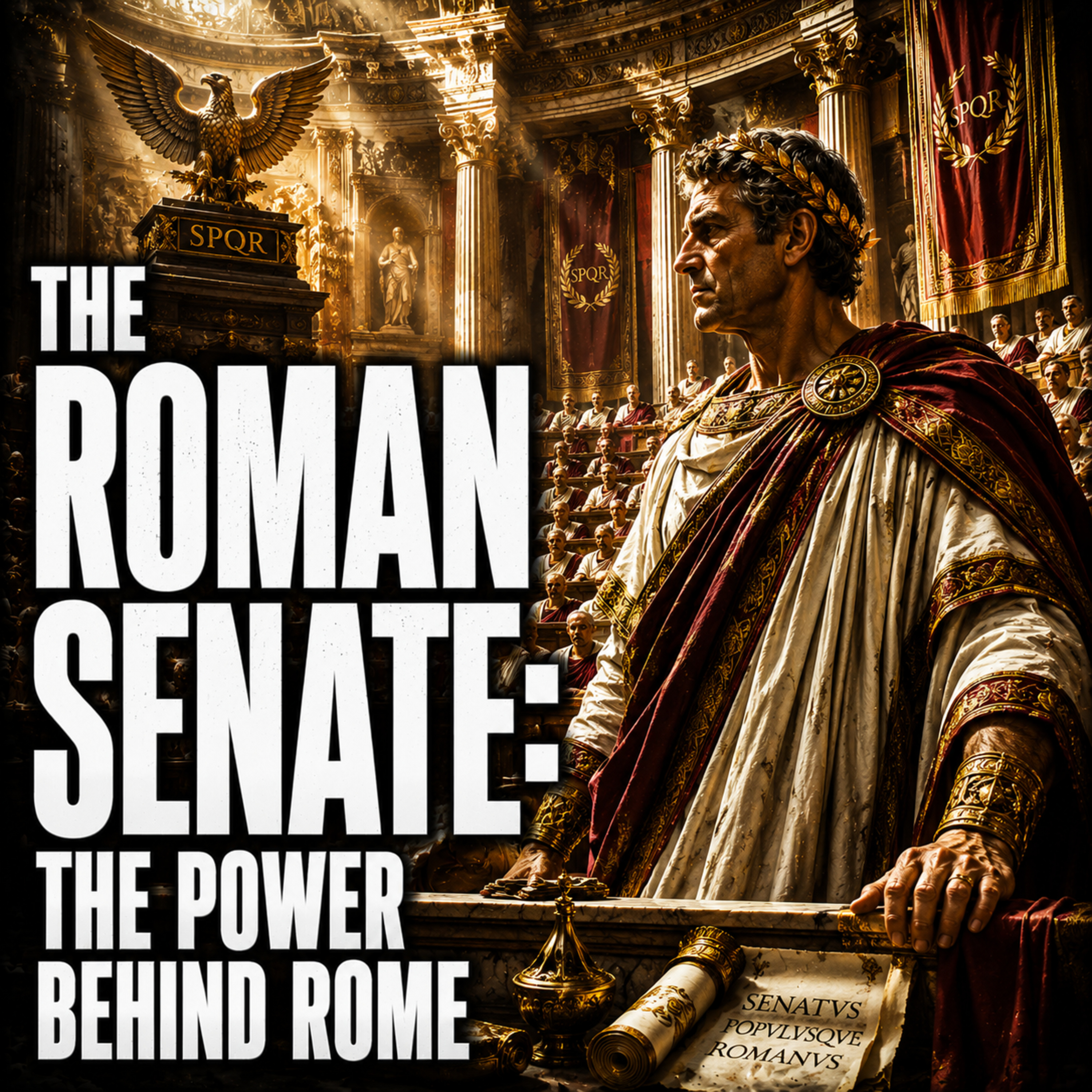 The ROMAN SENATE: Power Behind the Empire | Sleep History Story (Rain Sounds)