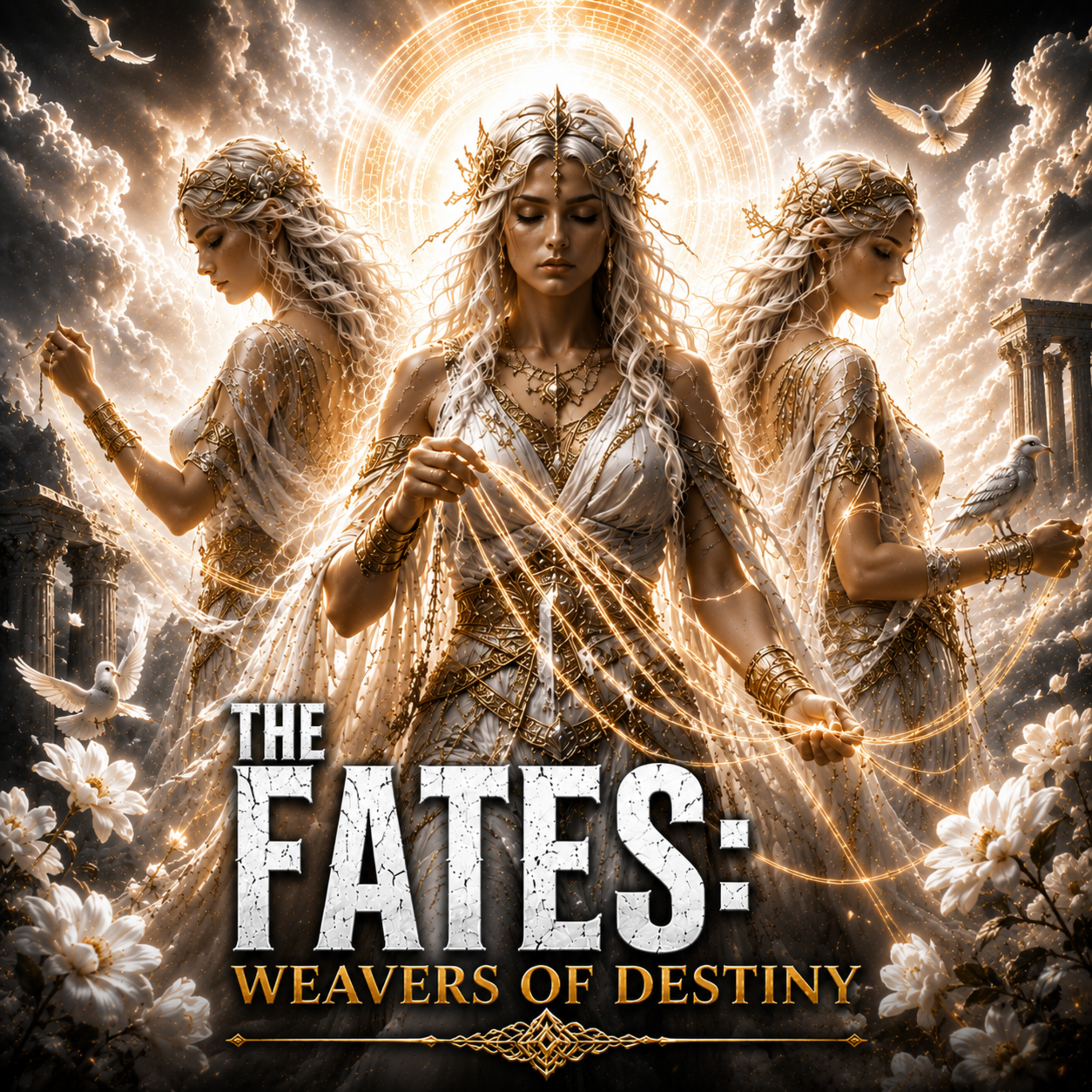 The FATES: Weavers of Destiny | Sleep History Story (Rain Sounds)