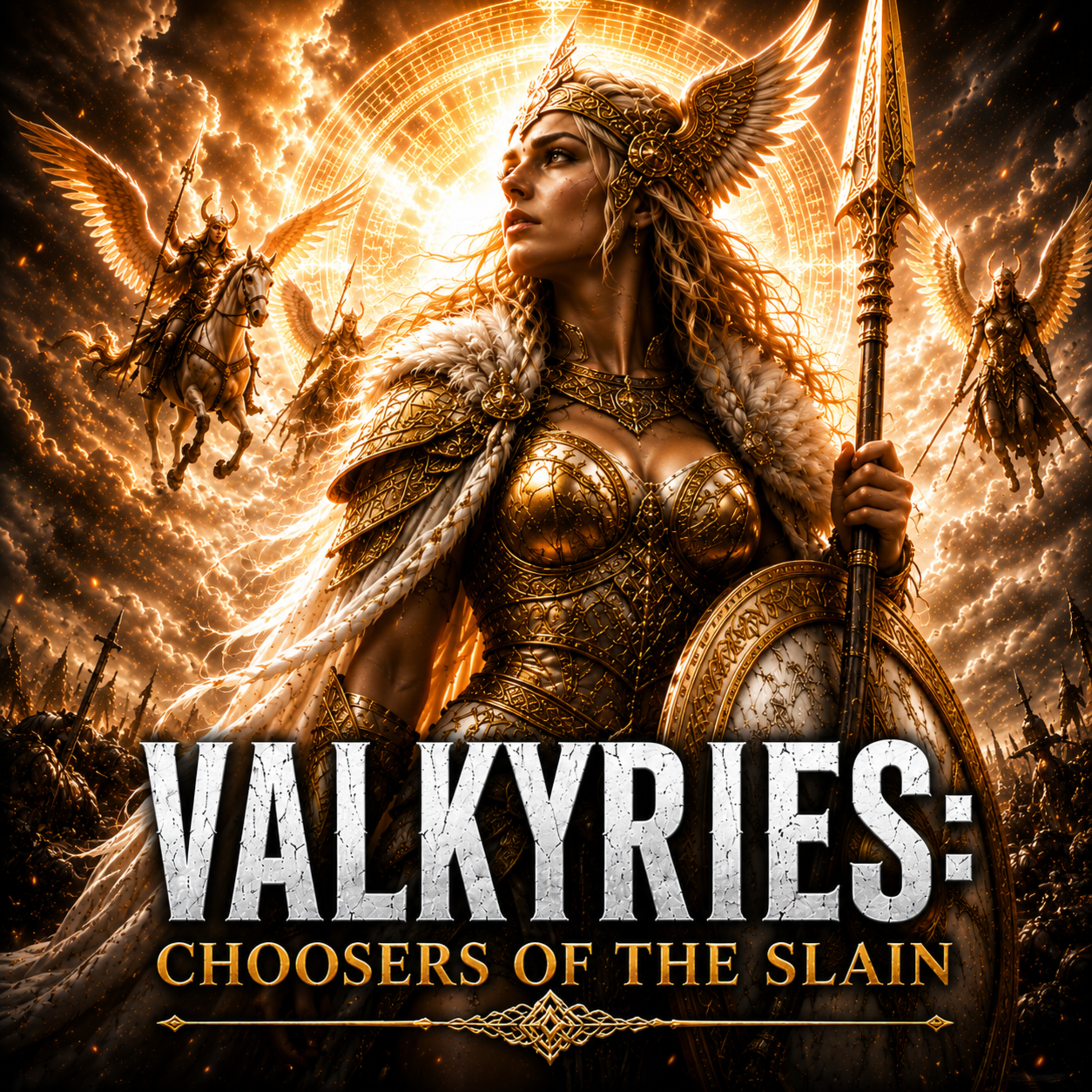 VALKYRIES: Choosers of the Slain | Sleep History Story (Rain Sounds)