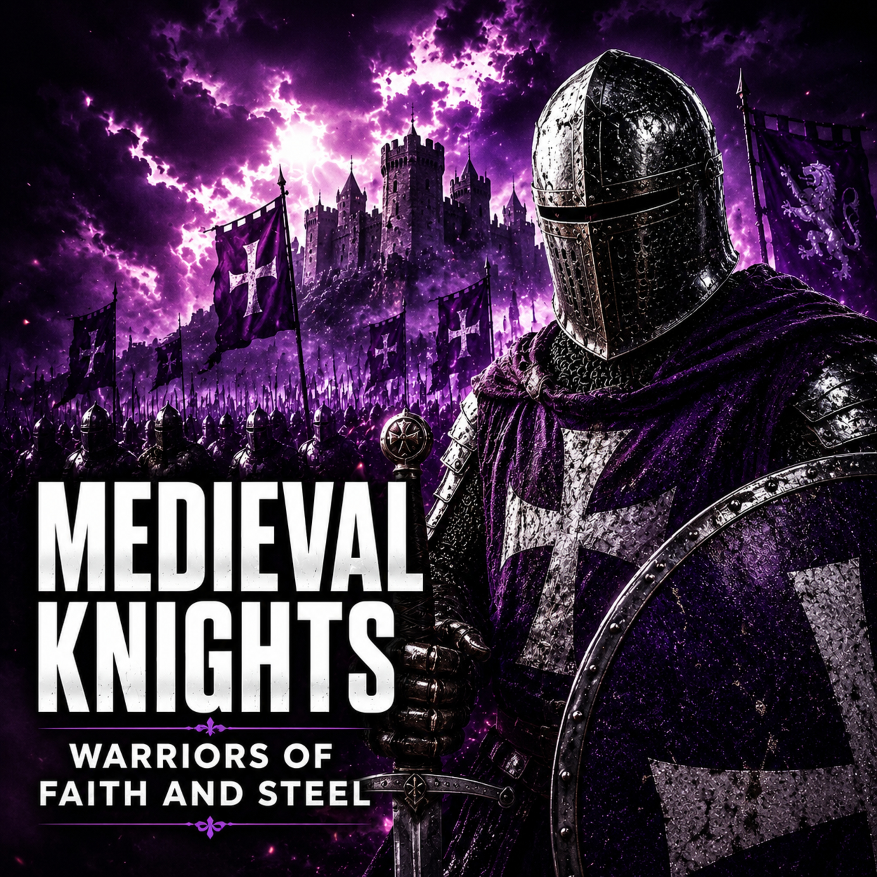 MEDIEVAL KNIGHTS: Warriors of Faith and Steel | Sleep History Story (Rain Sounds)