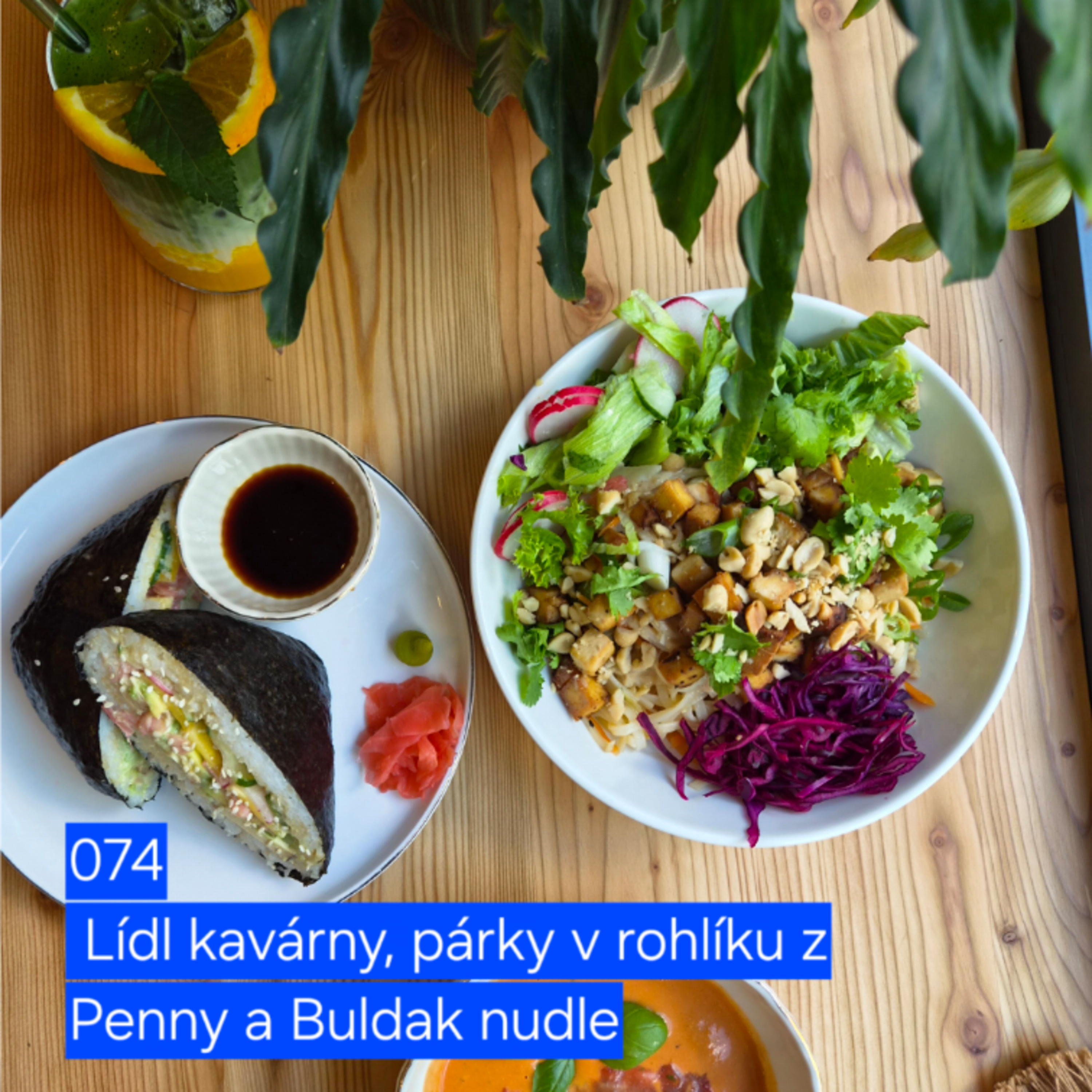 074 Lídl kavárny, párky v rohlíku z Penny a Buldak nudle