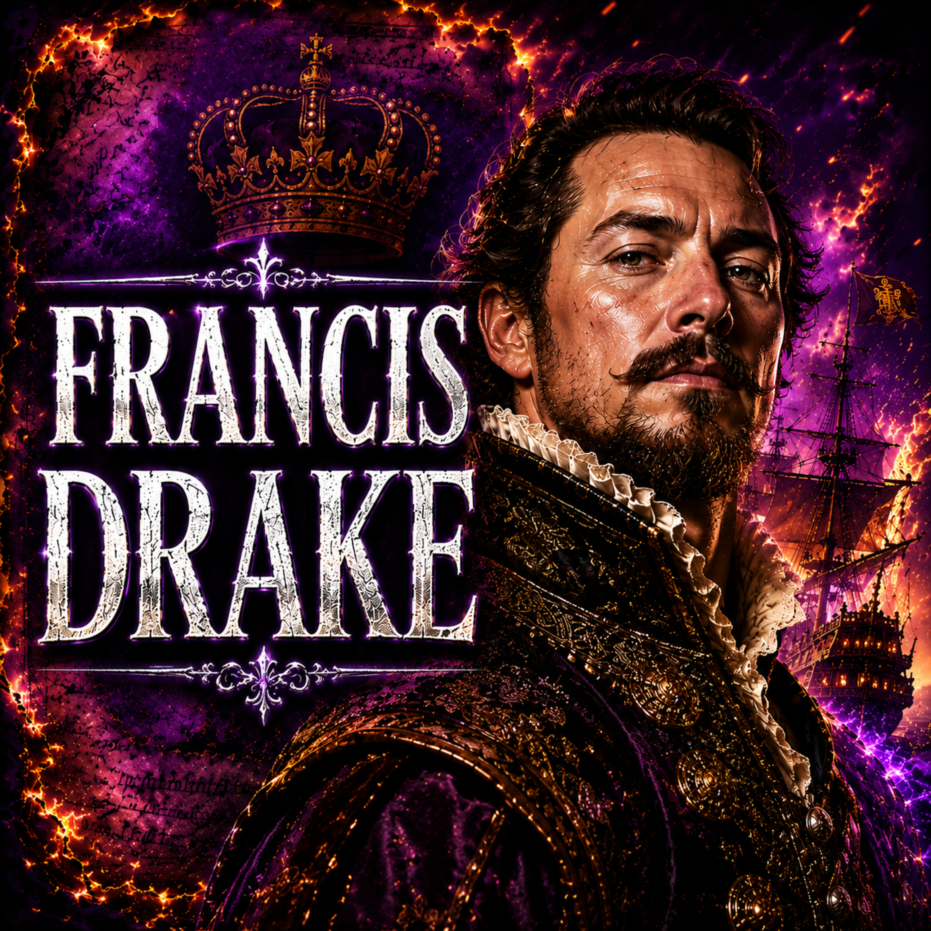 Francis Drake: Pirate, Privateer, Legend | Sleep History Story (Rain Sounds) episode artwork