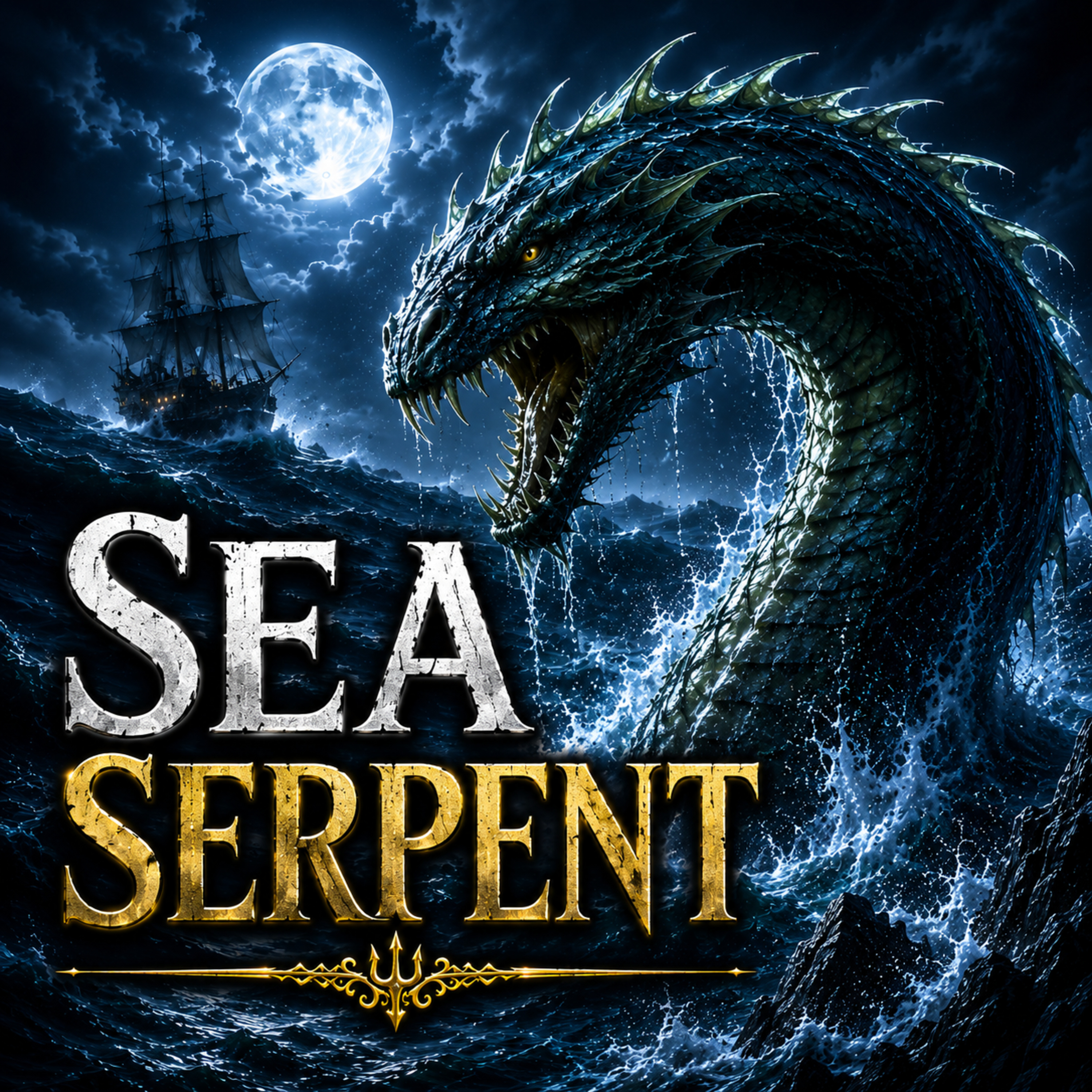The SEA SERPENT: What Sailors Feared Most | Sleep Story + Rain Sounds episode artwork