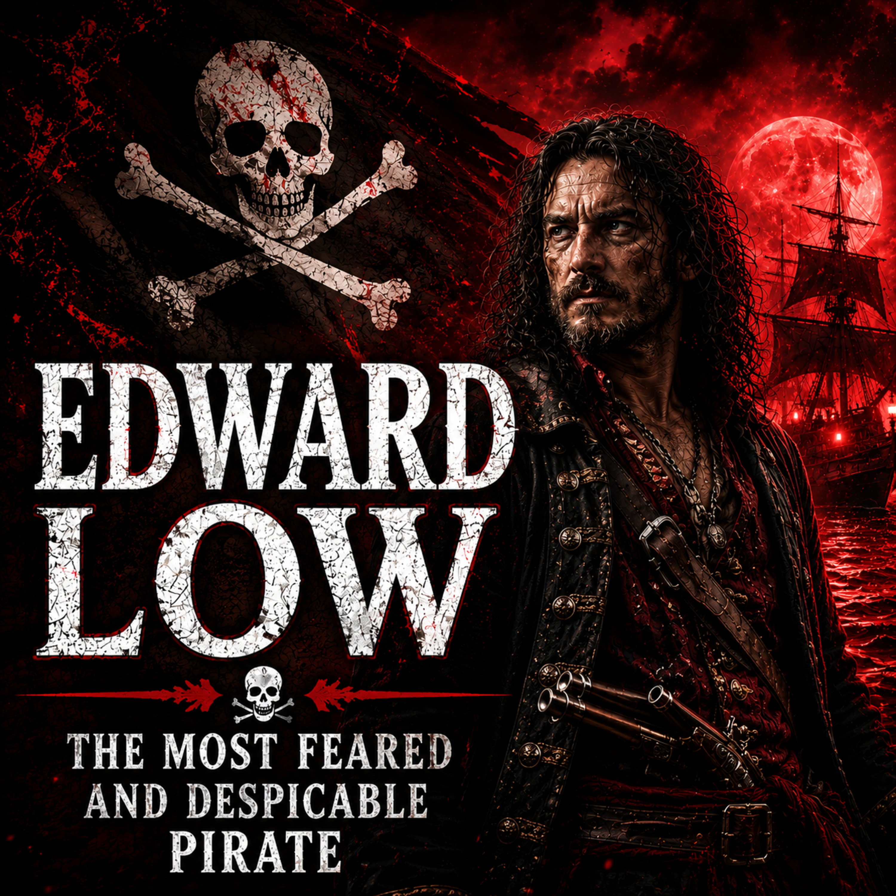 Edward Low: The Most Feared Pirate of the Atlantic | Sleep History Story (Rain Sounds) episode artwork
