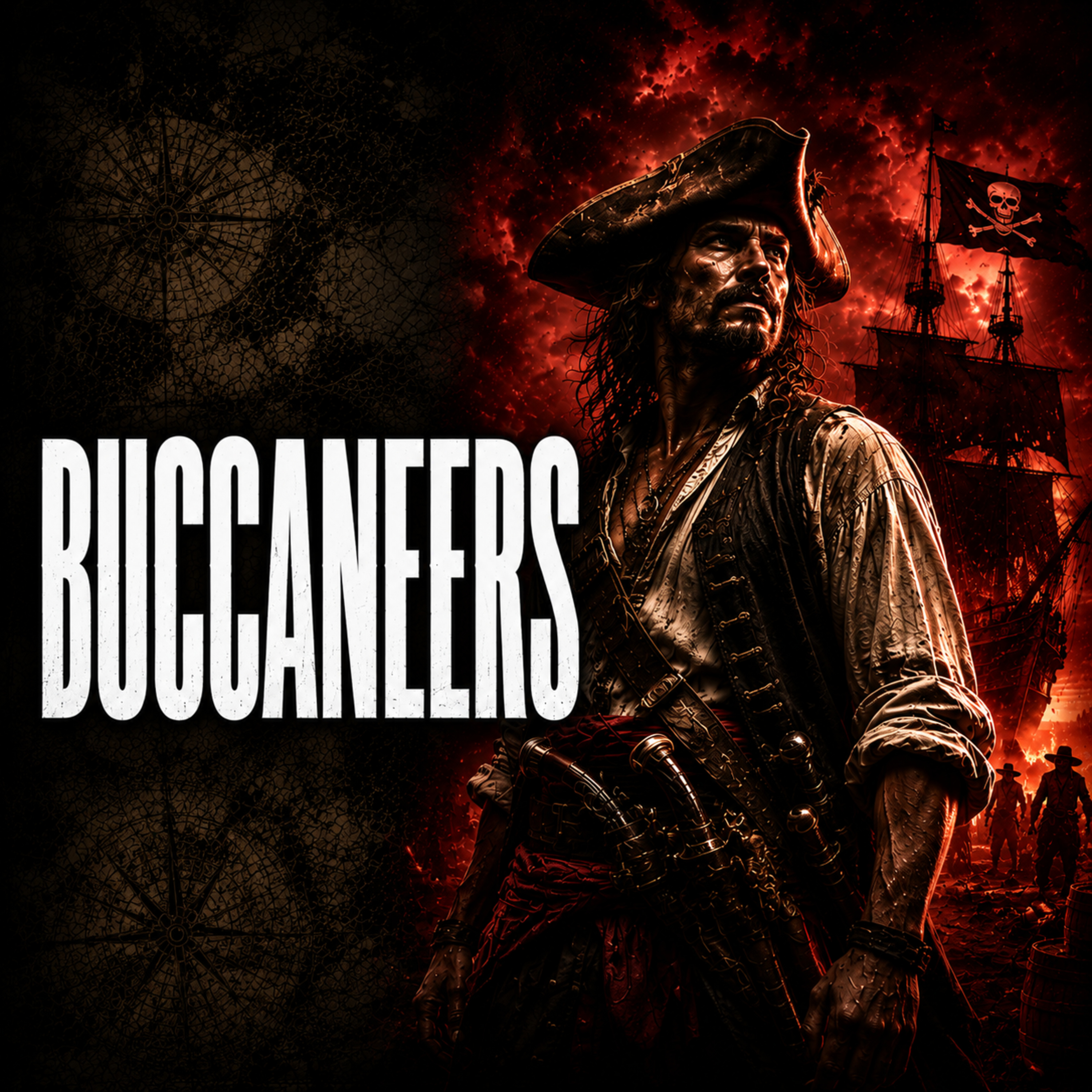 Buccaneers: The Hunters Who Became Pirates | Sleep History Story (Rain Sounds) episode artwork