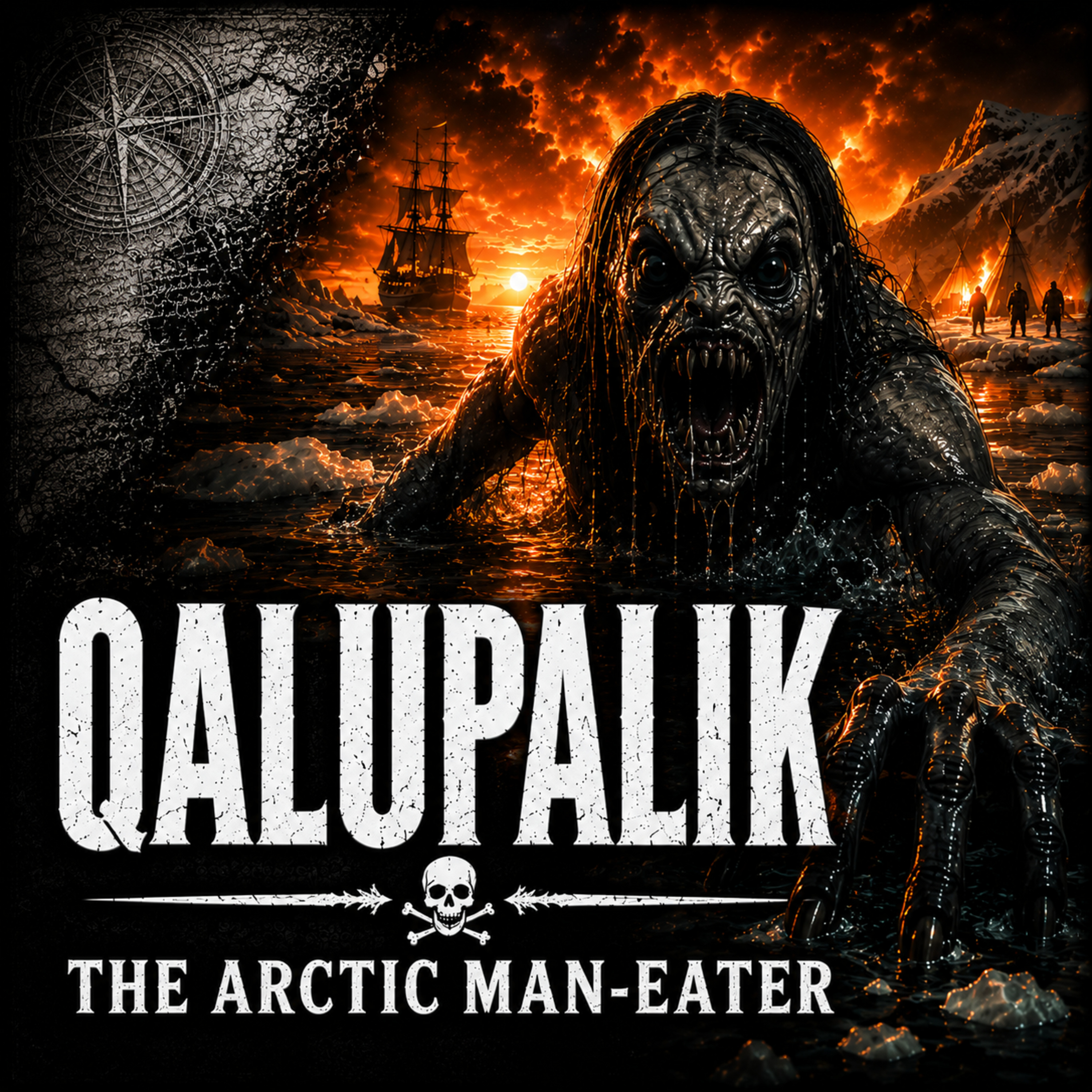 QALUPALIK: The Sea Spirit Beneath the Ice | Sleep Story (Rain Sounds) episode artwork