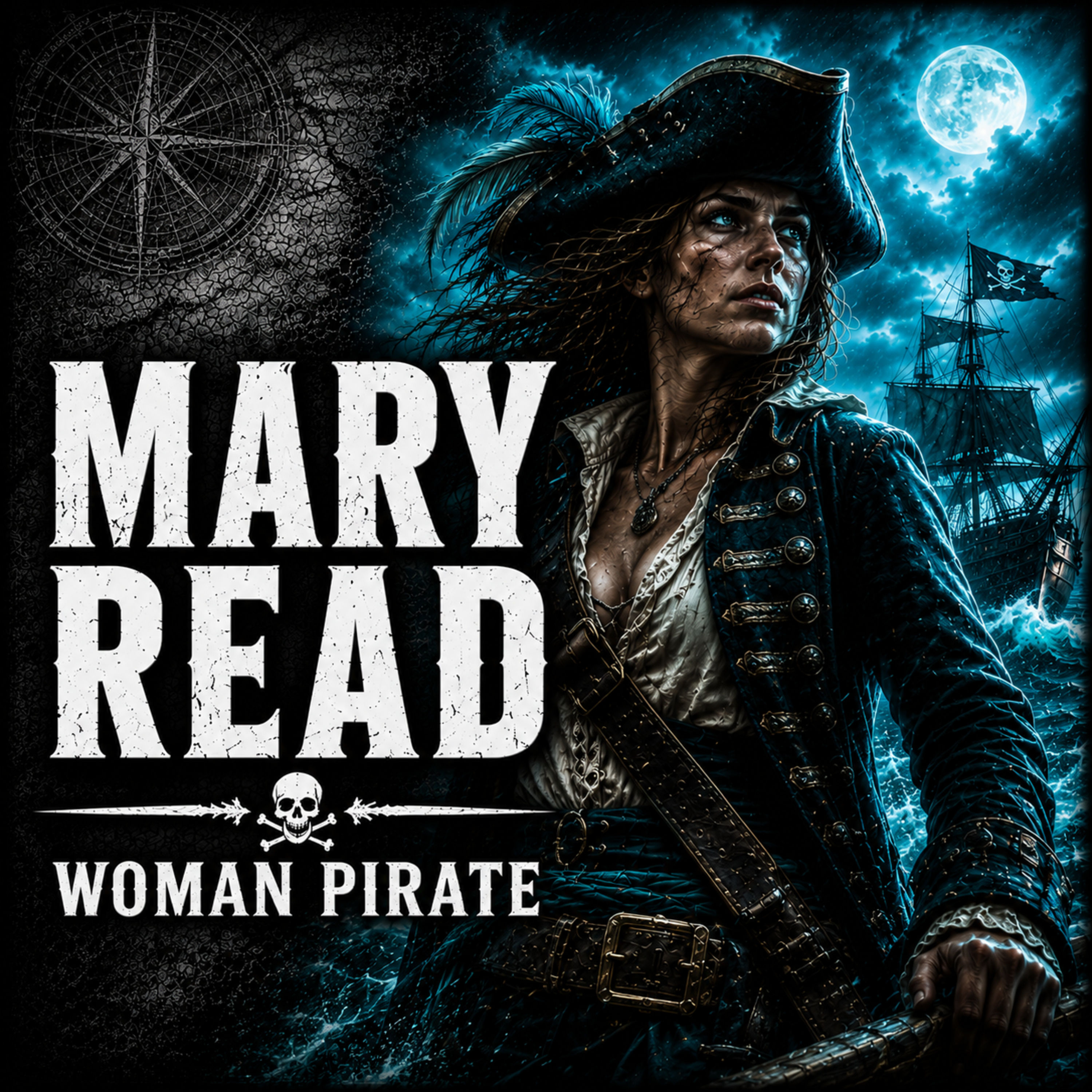 Mary Read: The Woman Who Fought Among Pirates | Sleep History Story (Rain Sounds) episode artwork