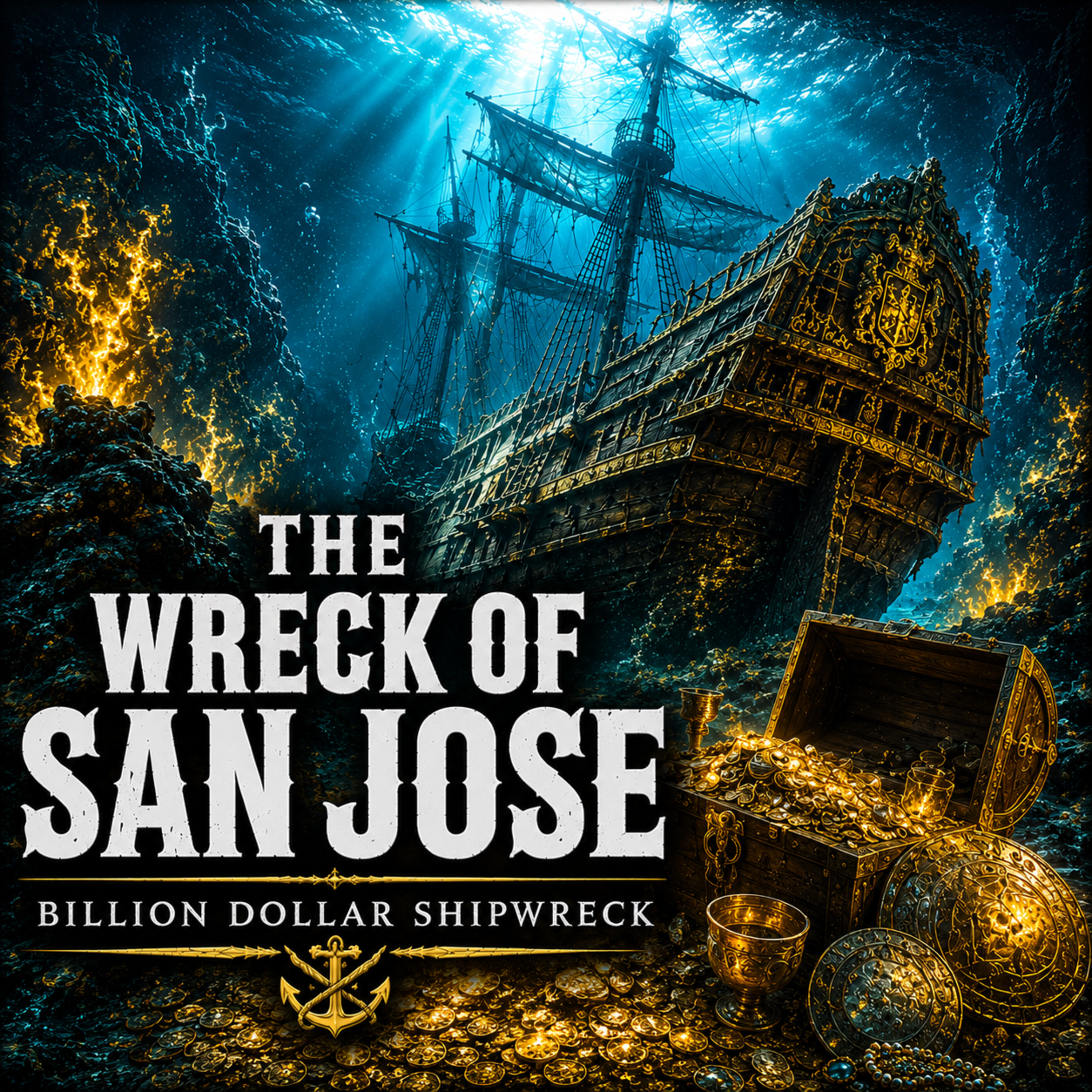 The Wreck of San José: The Billion Dollar Shipwreck | Sleep History Story (Rain Sounds) episode artwork