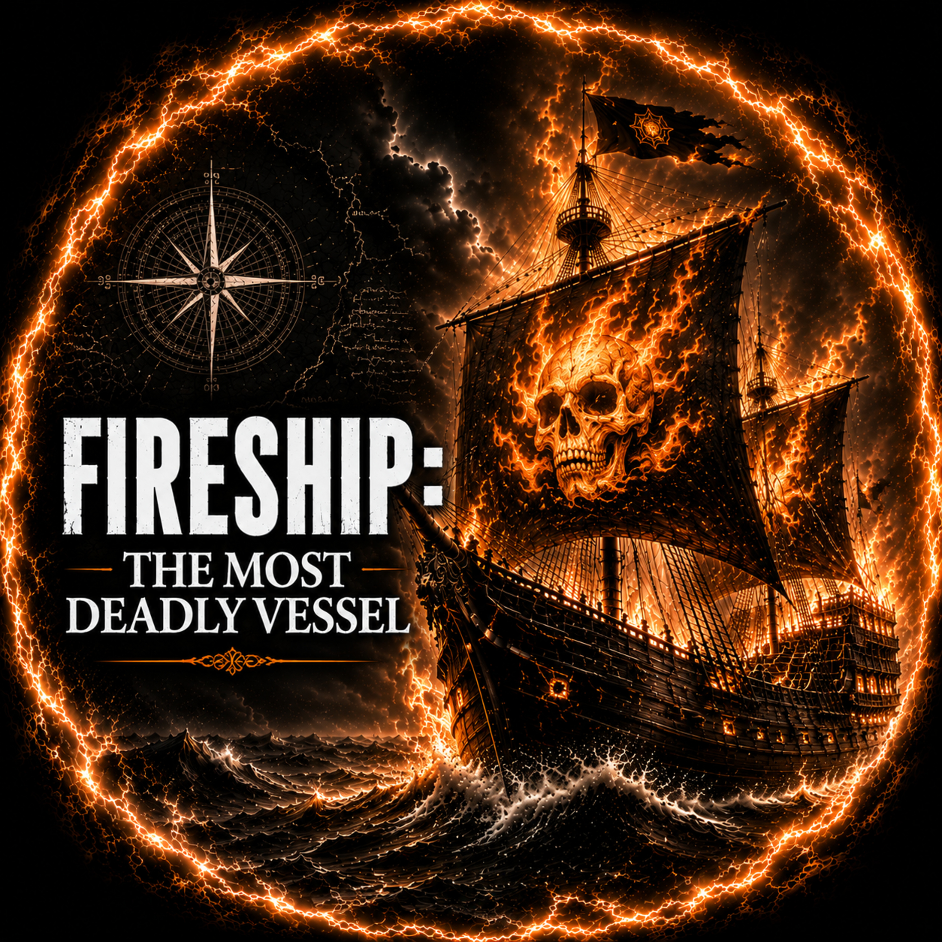 Fireships: The Most Feared Weapon at Sea | Sleep History Story (Rain Sounds) episode artwork