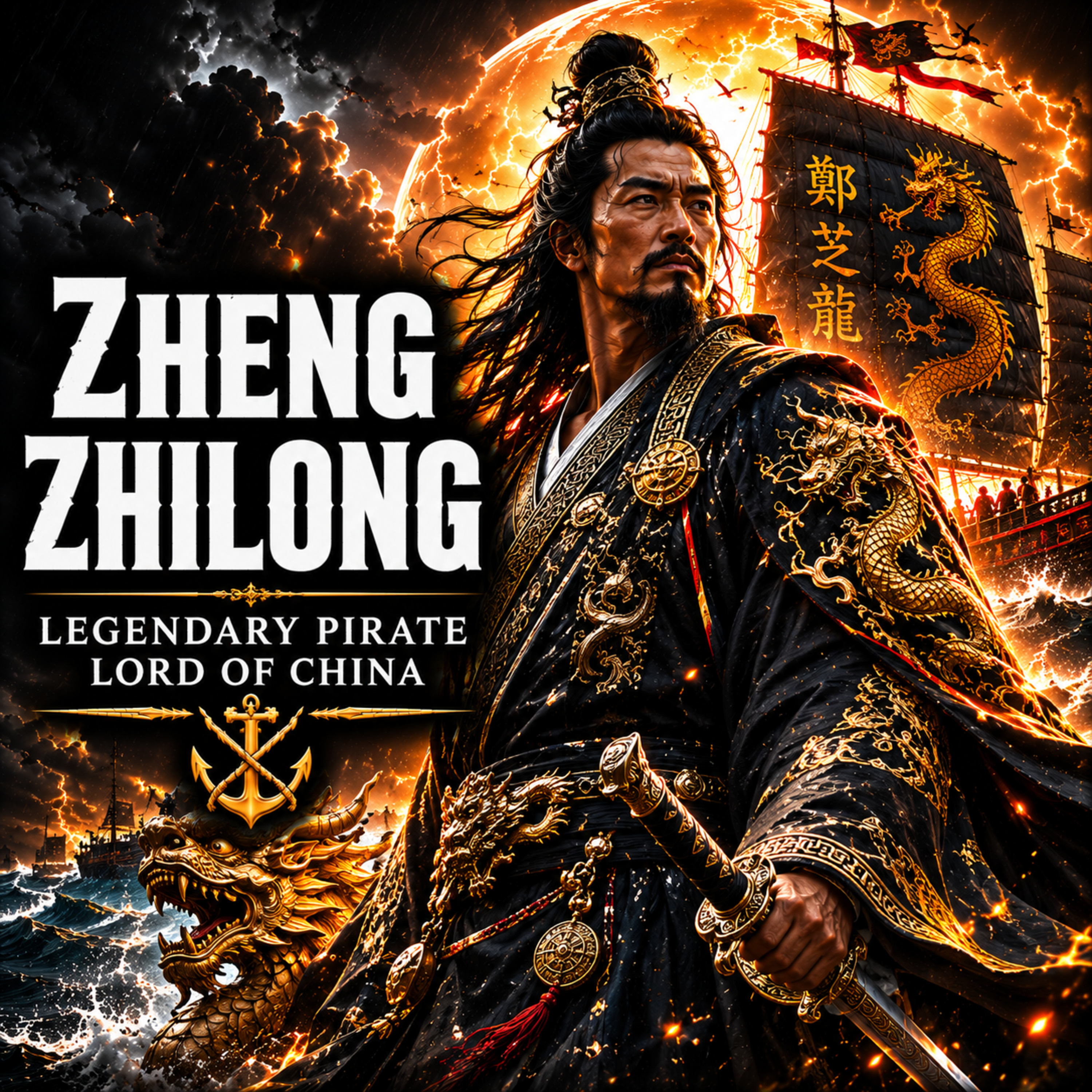 Zheng Zhilong: The Pirate Lord Who Built a Dynasty | Sleep History Story (Rain Sounds) episode artwork