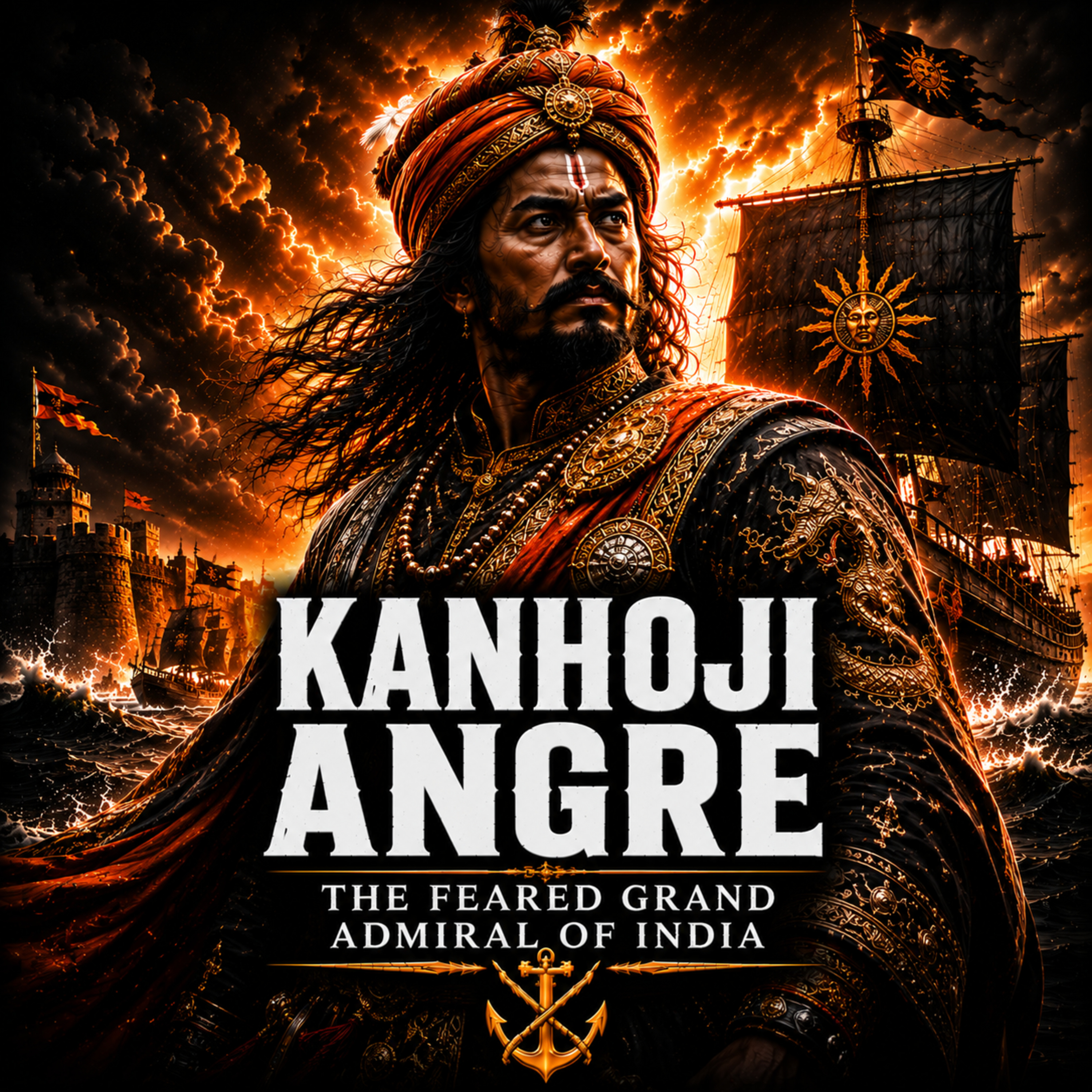 Kanhoji Angre: The Indian Admiral Pirates Feared | Sleep History Story (Rain Sounds) episode artwork