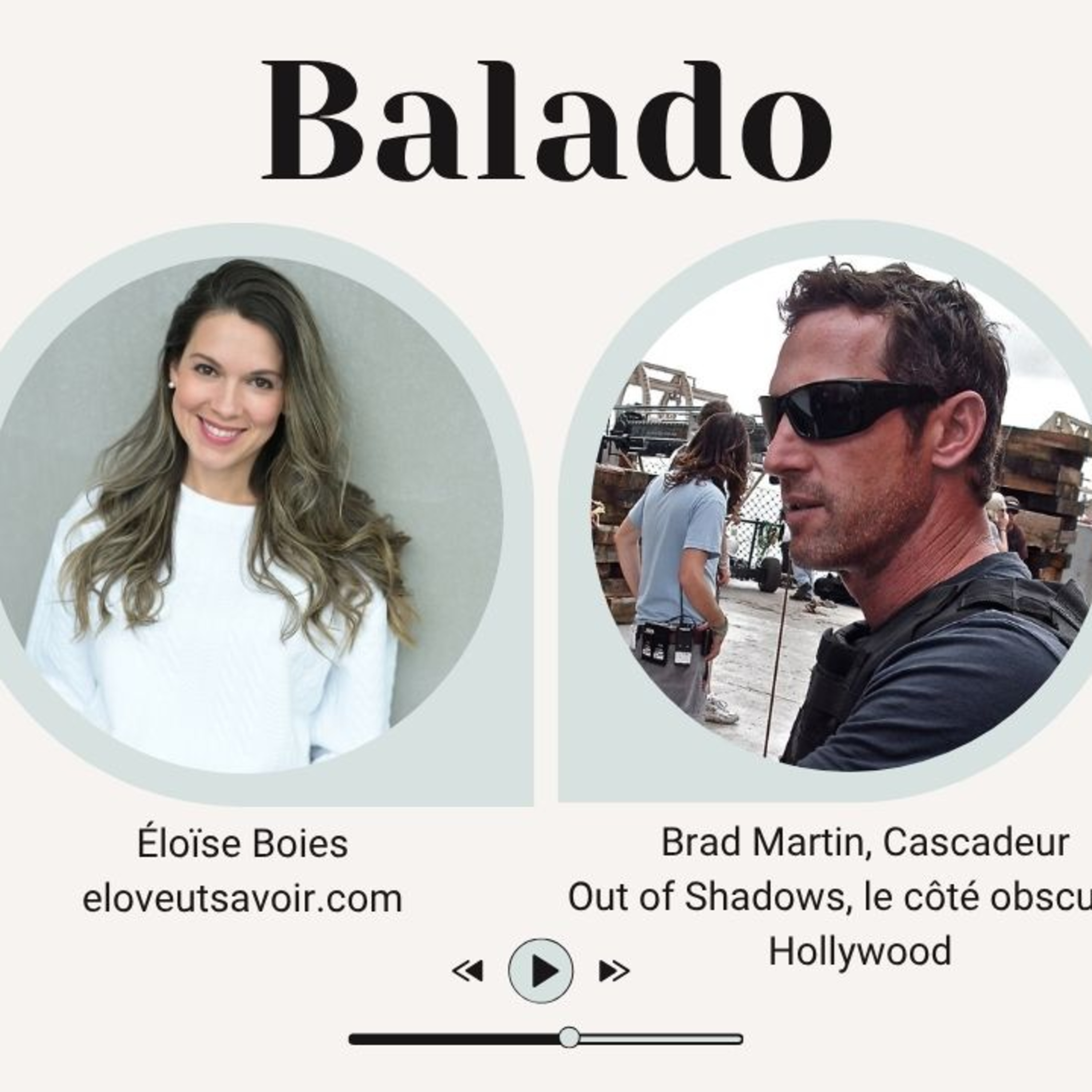 Episode #079 - Brad Martin - Stuntman, talking about the dark side of Hollywood episode artwork