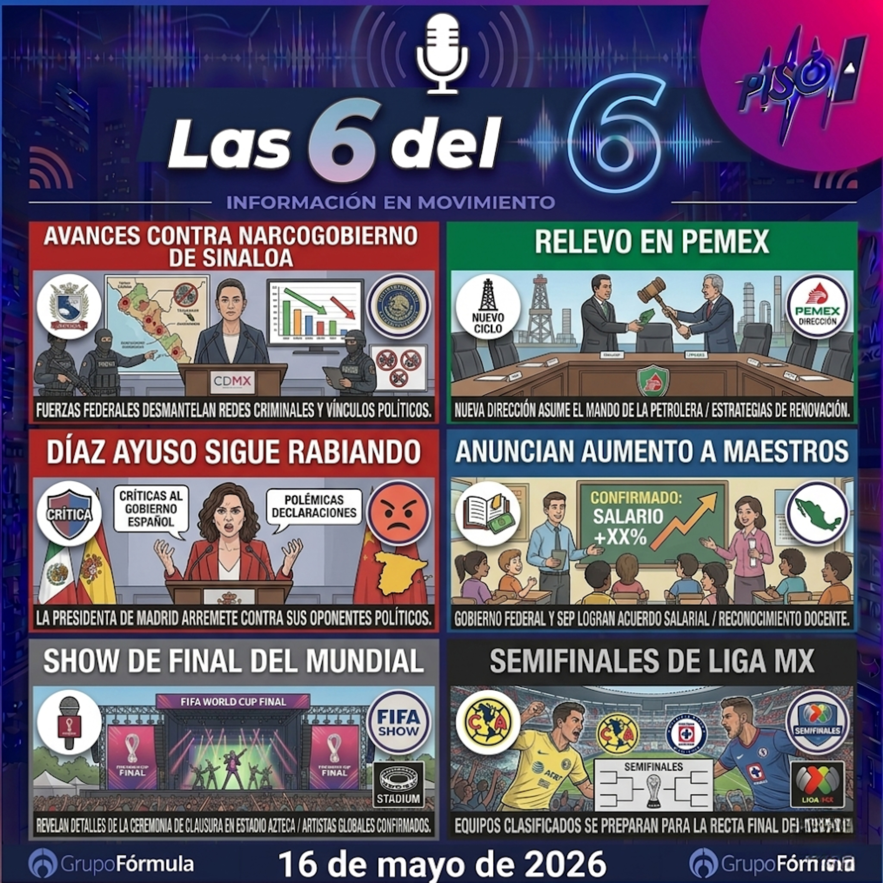 16 de mayo de 2026 | Avances contra narcogobierno de Sinaloa episode artwork