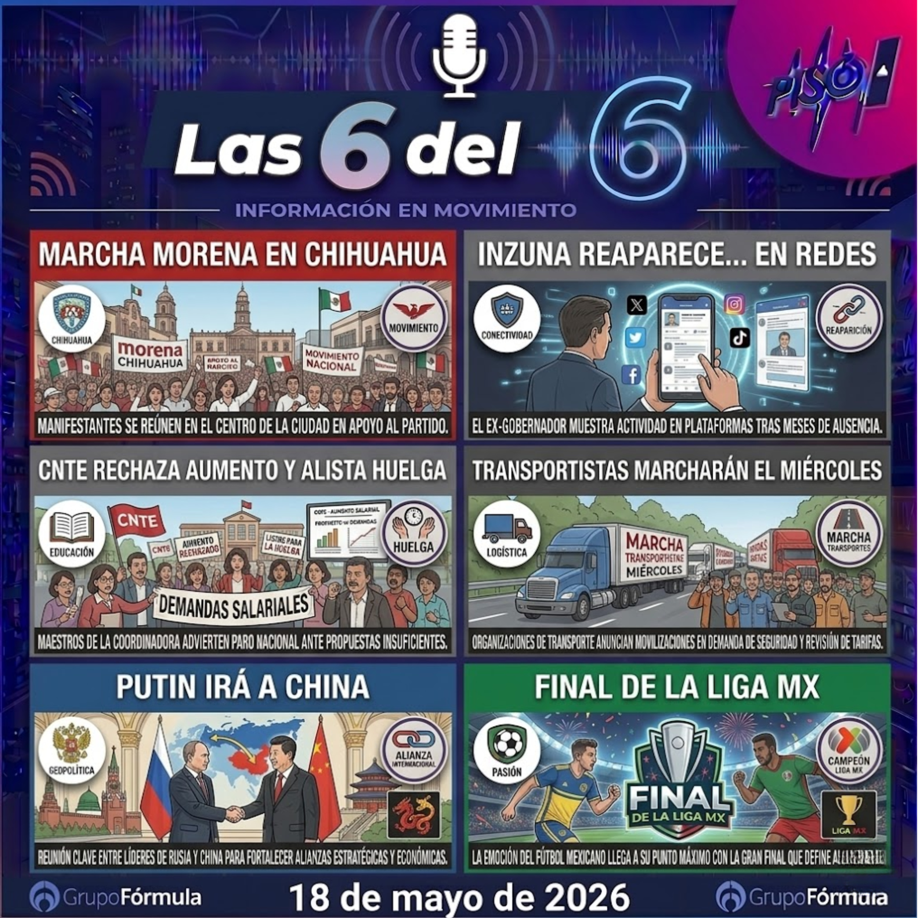 18 de mayo de 2026 | Marcha Morena en Chihuahua episode artwork