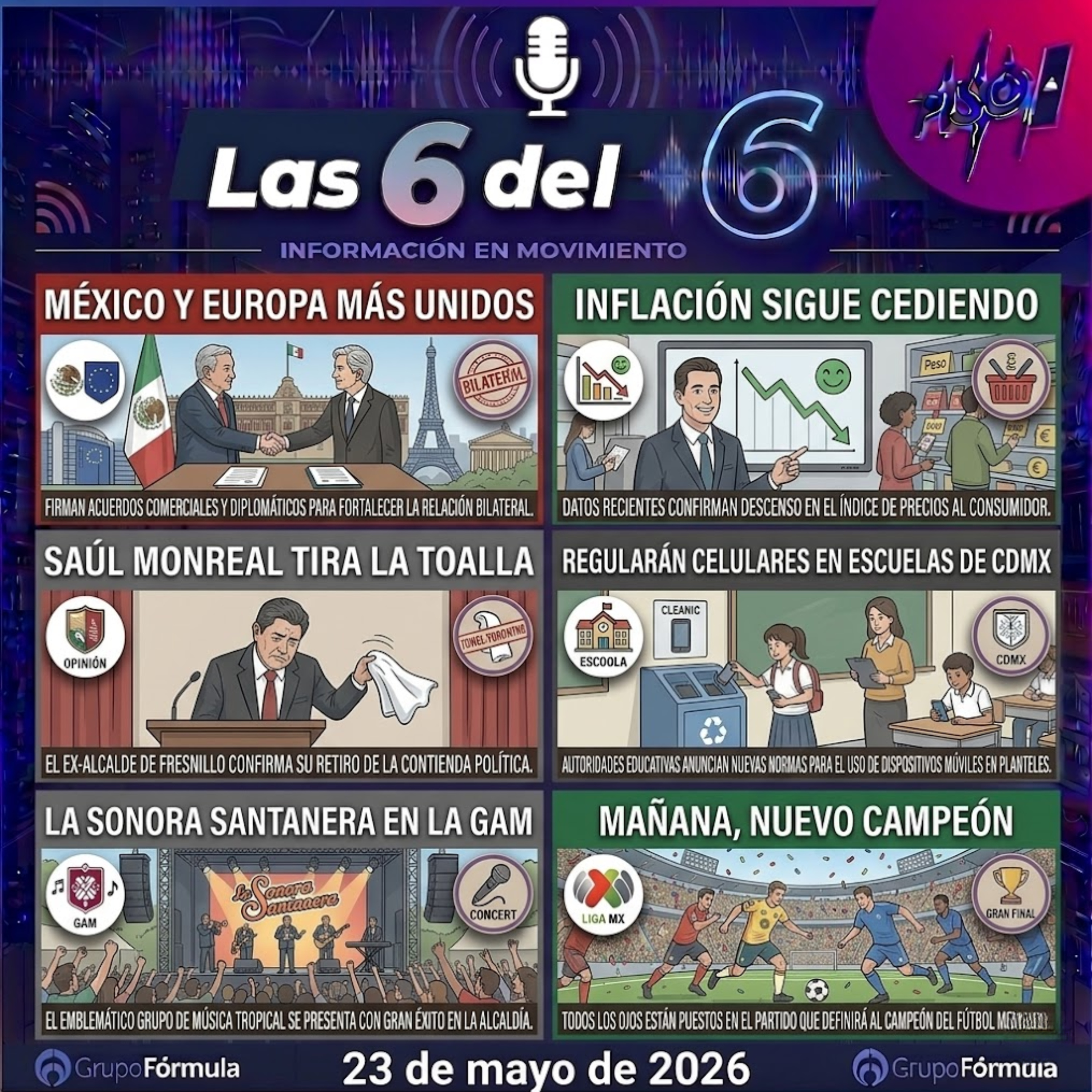 23 de mayo de 2026 | México y Europa más unidos episode artwork