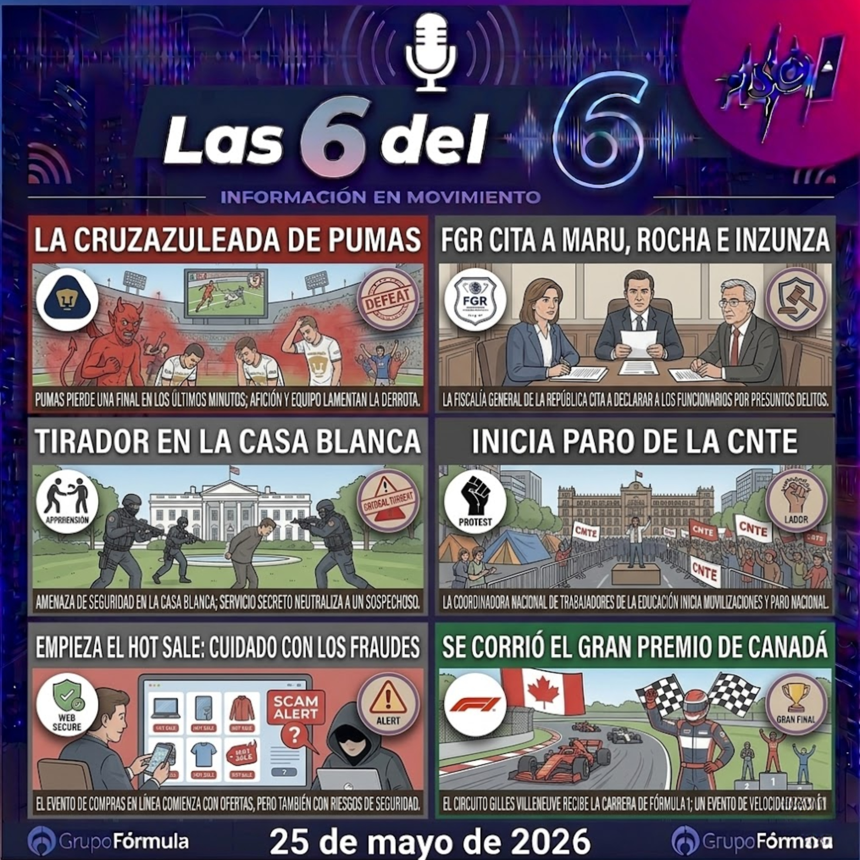 25 de mayo de 2026 | La cruzazuleada de Pumas episode artwork