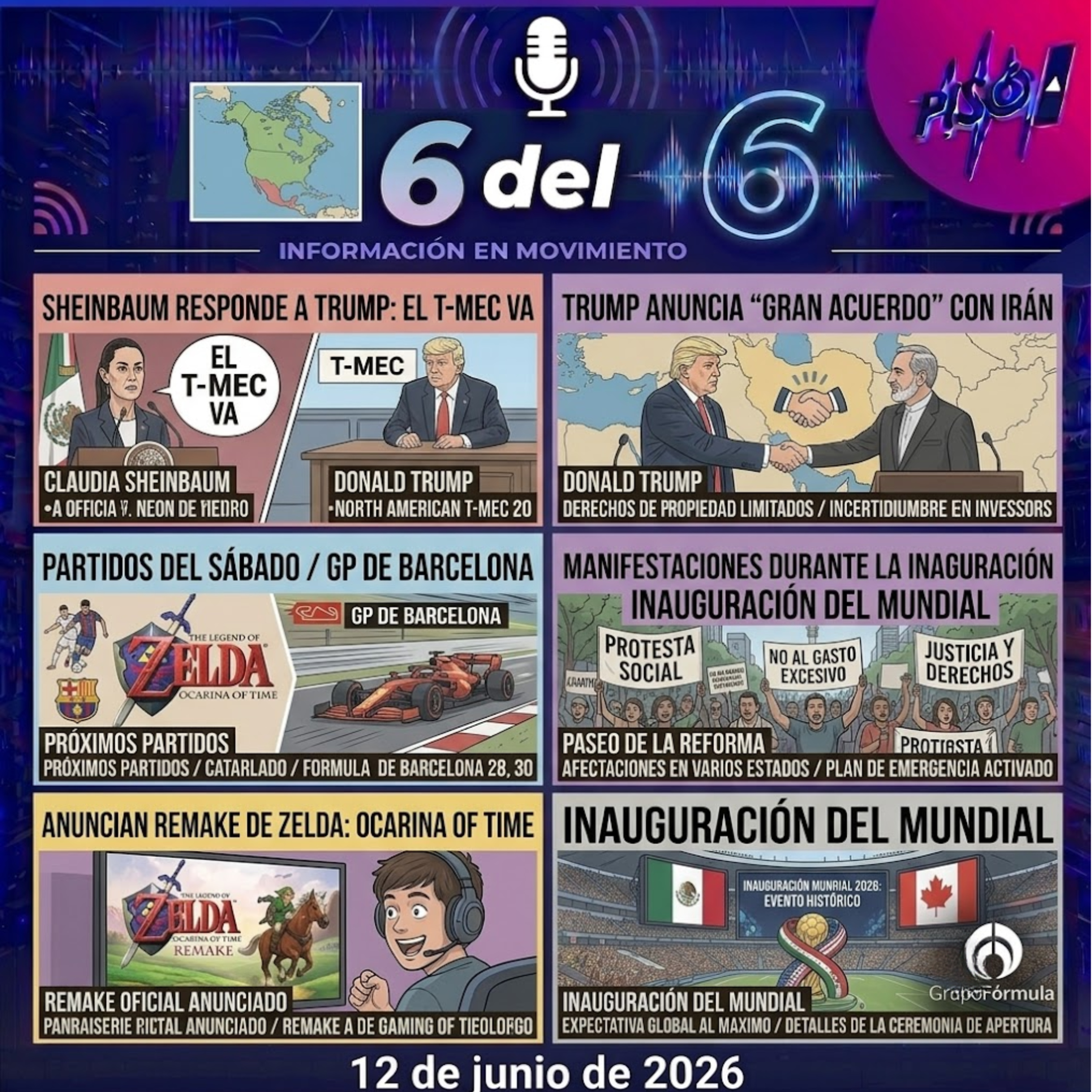 12 de junio de 2026 | Arrancó el Mundial y México pegó primero episode artwork