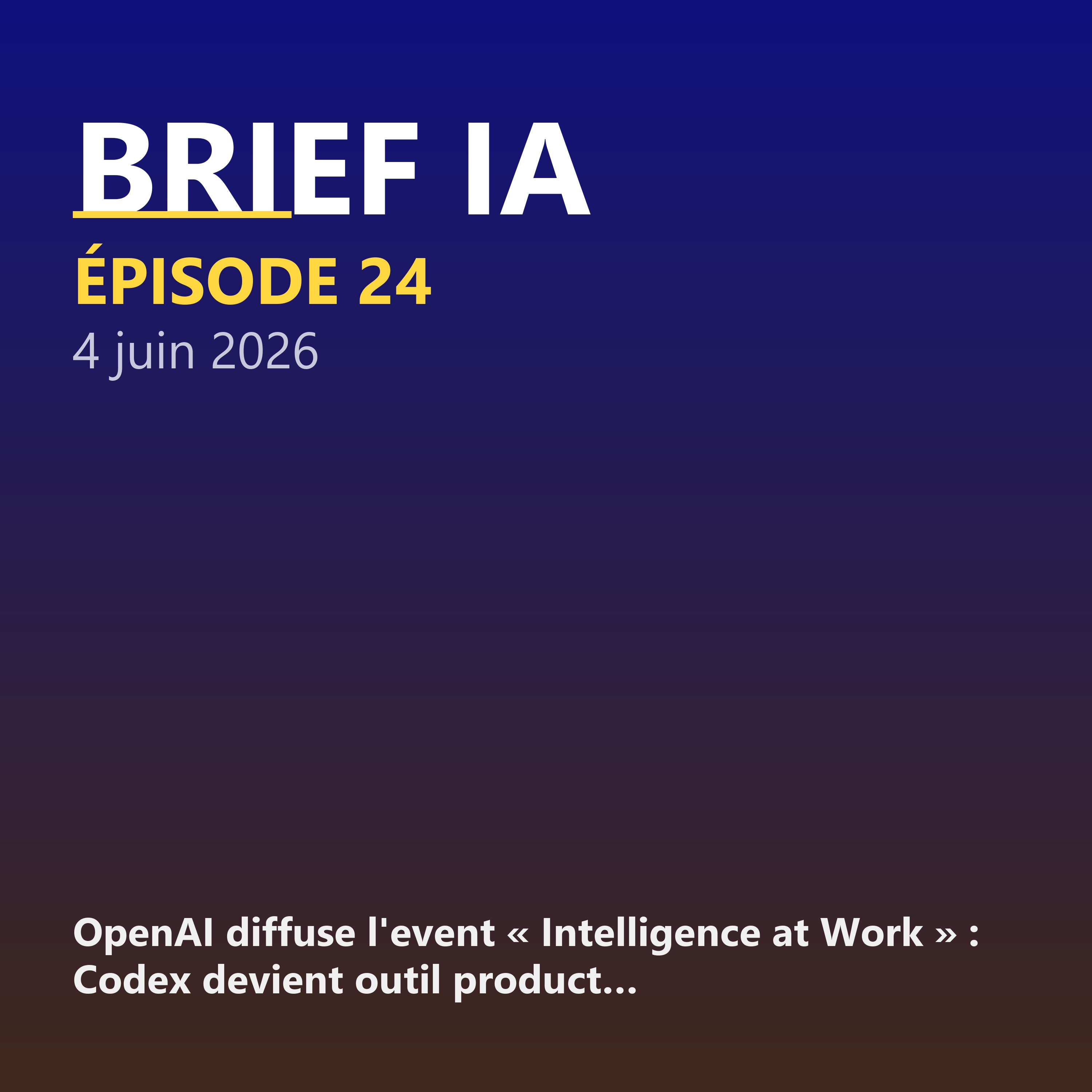 OpenAI diffuse l'event « Intelligence at Work », Axiom Math, Prophetic met en précommande le « Halo »