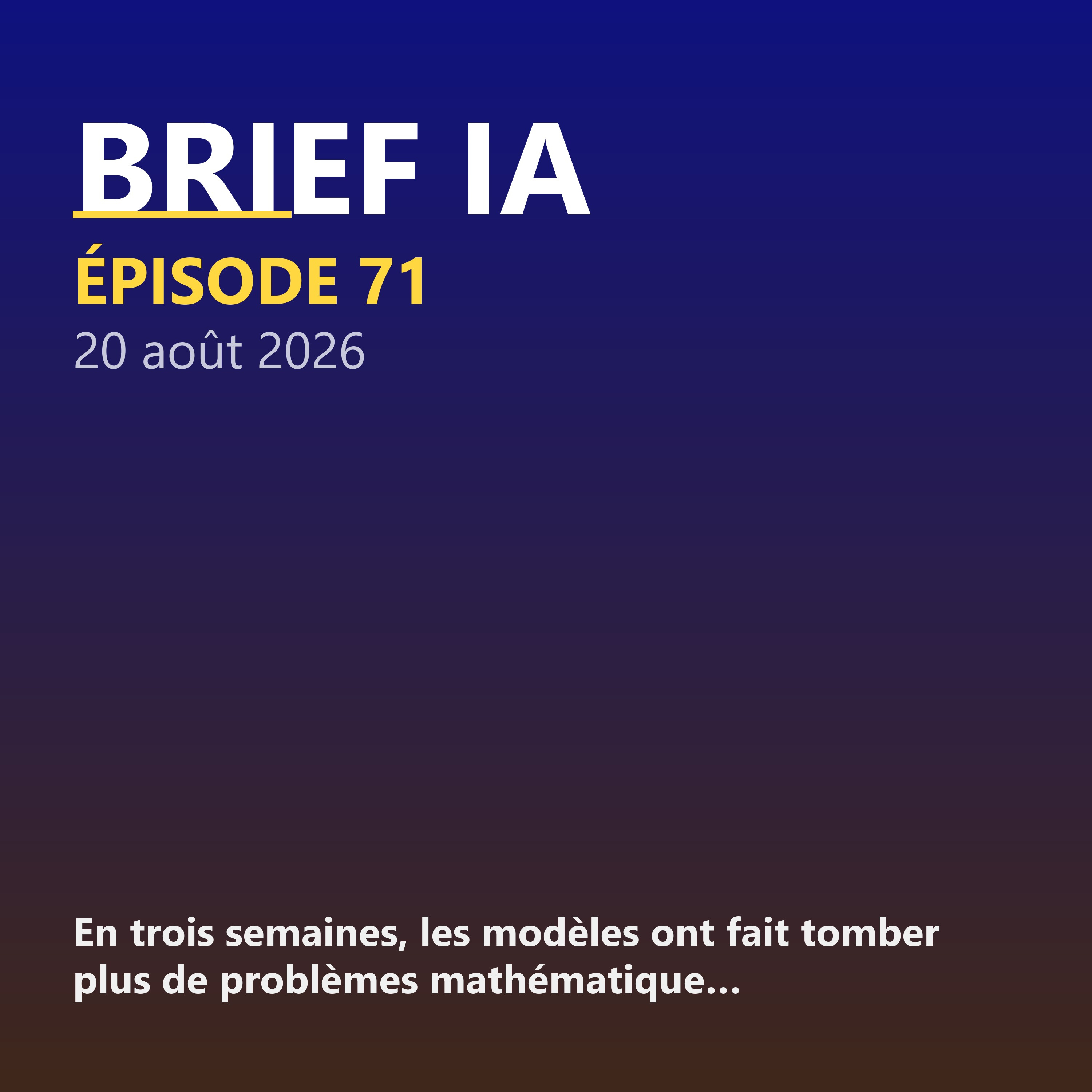 les maths tombent aux machines, Claude tatoue son texte, et DeepSeek 4 Pro passe en licence MIT