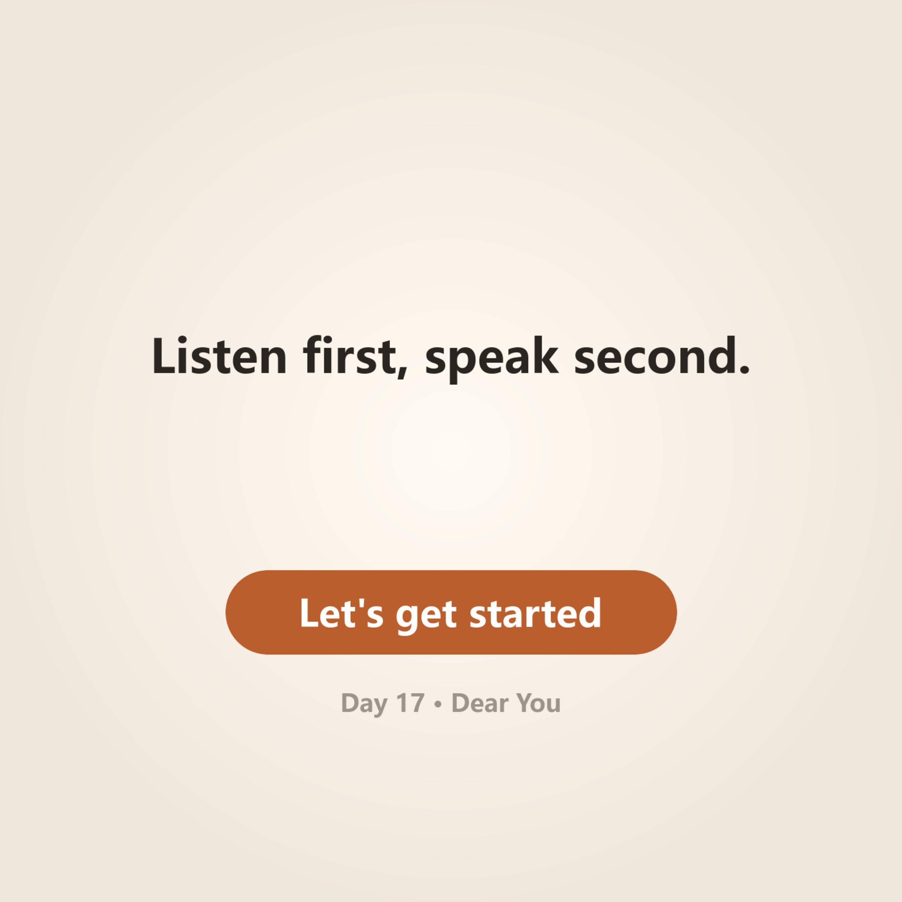 Day 17 · Dear You episode artwork