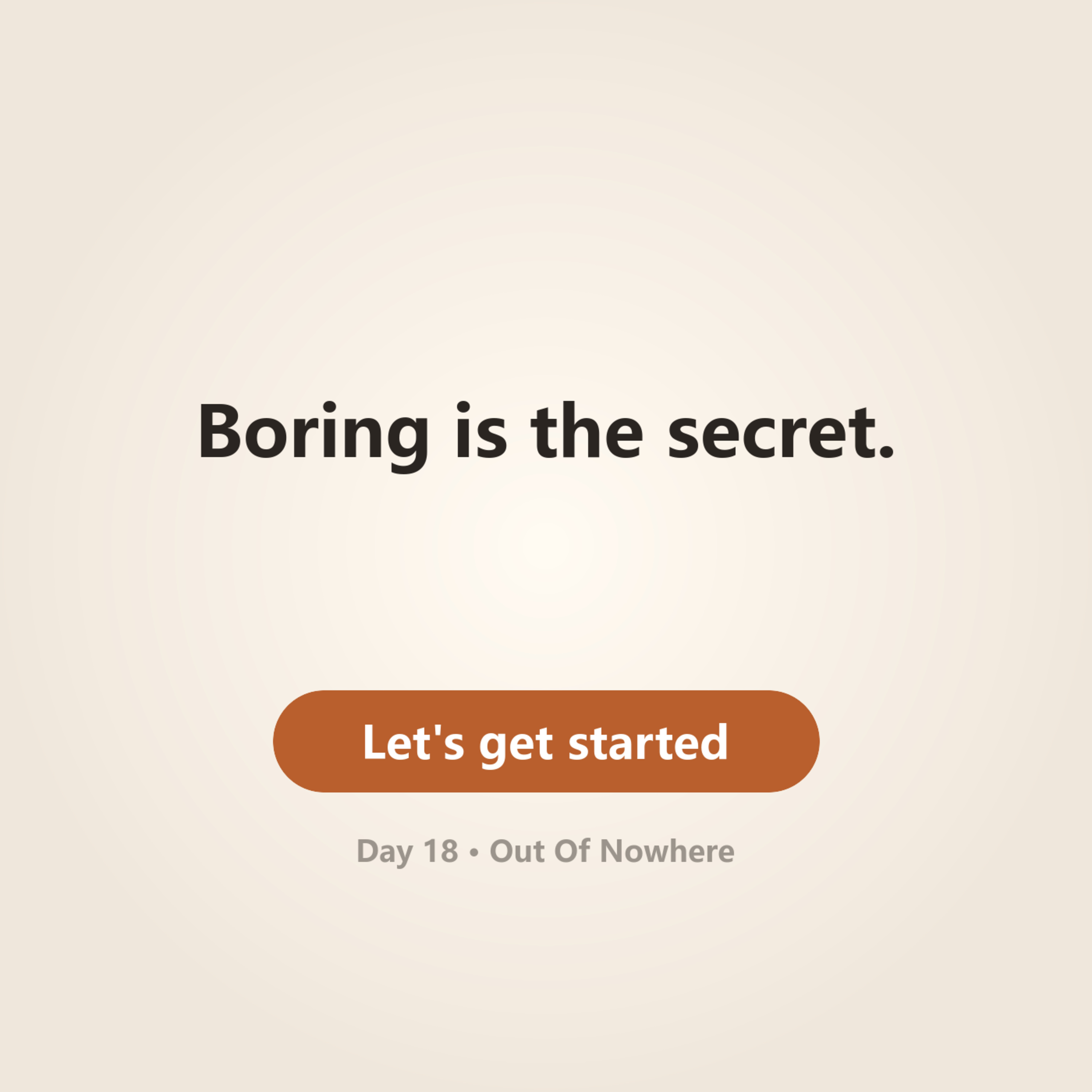 Day 18 · Out Of Nowhere episode artwork