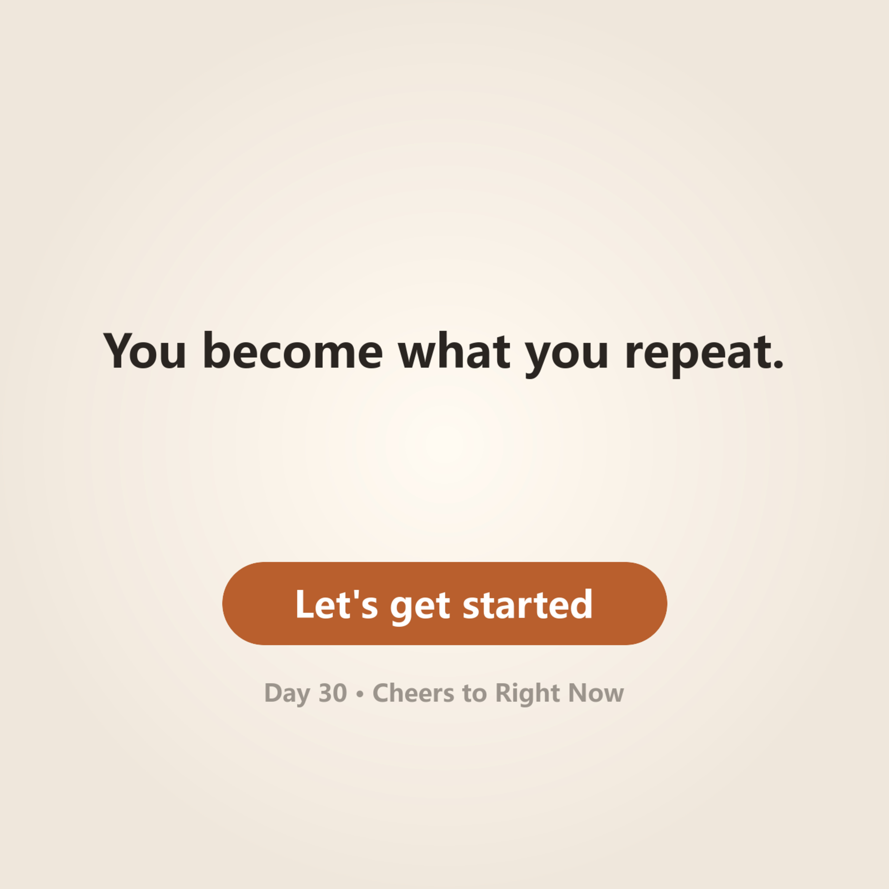 Day 30 · Cheers to Right Now episode artwork