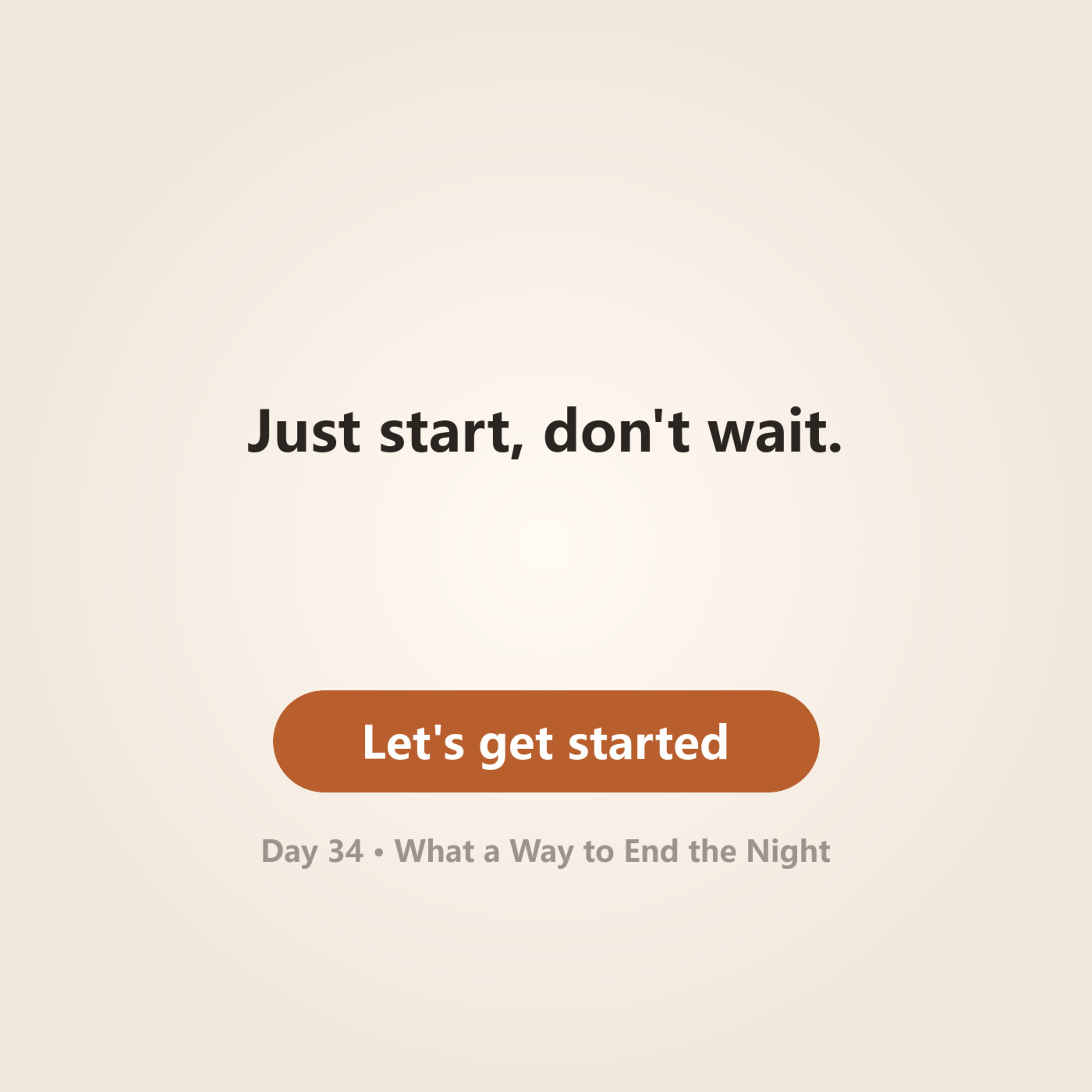 Day 34 · What a Way to End the Night episode artwork