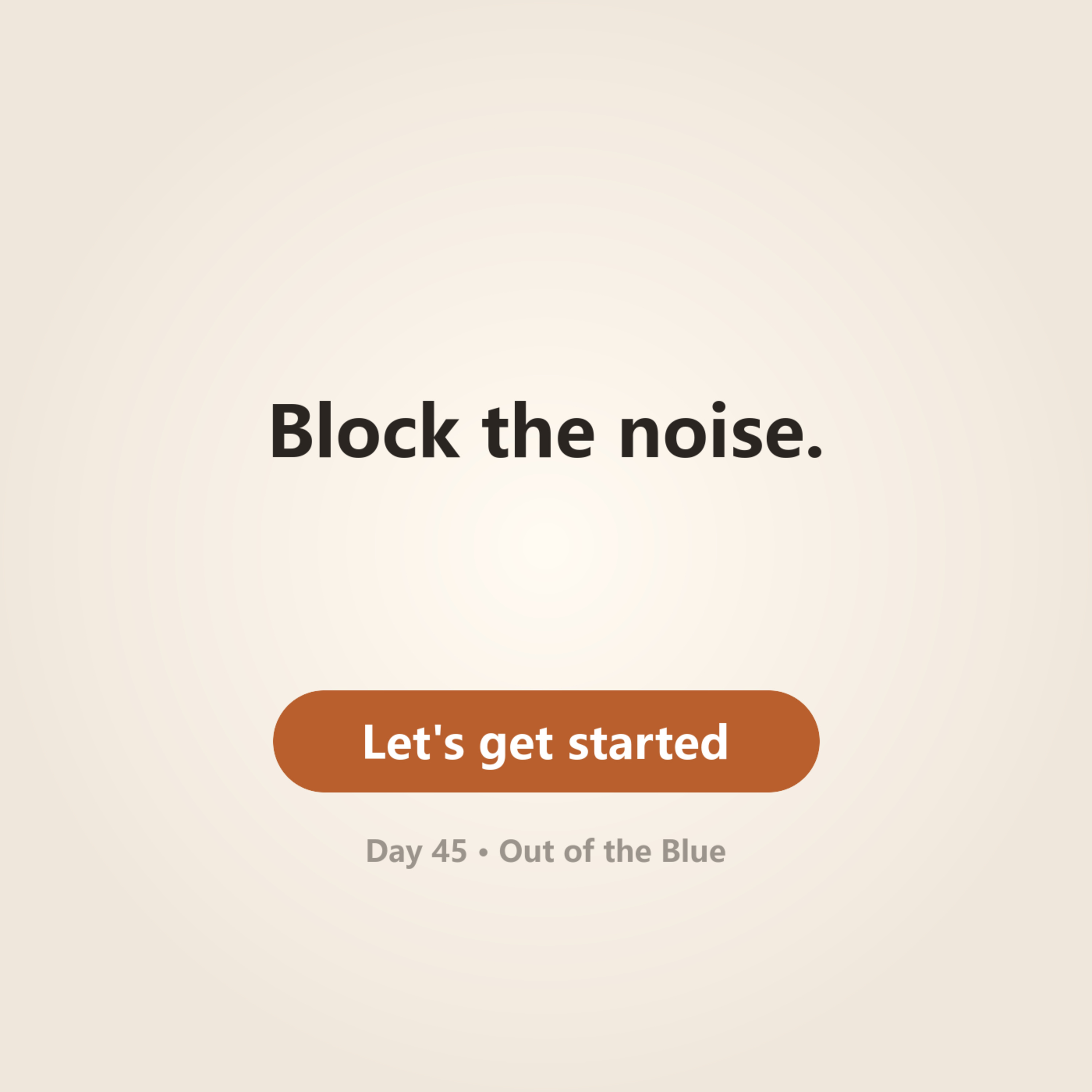 Day 45 · Out of the Blue episode artwork