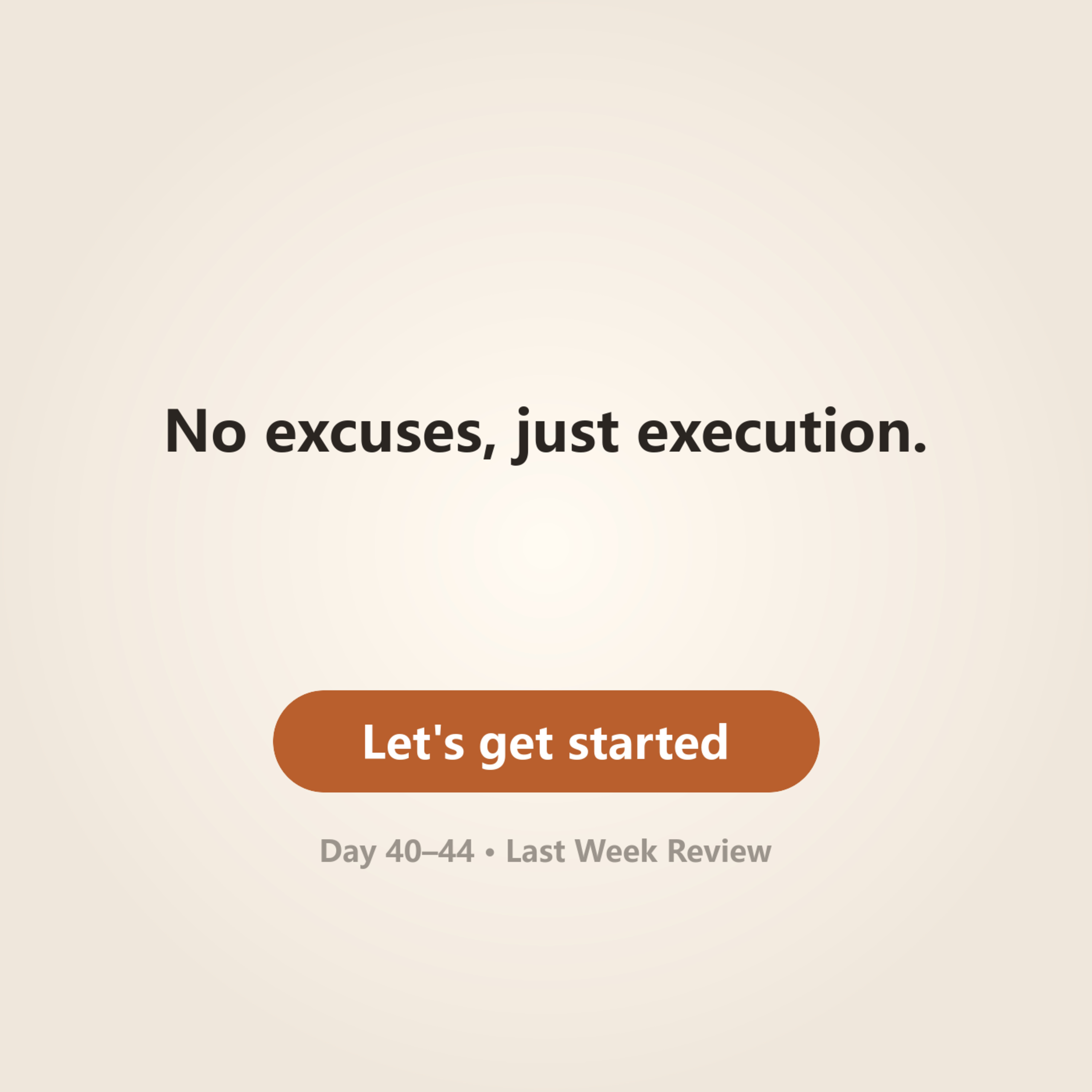 Day 40–44 · Last Week Review episode artwork