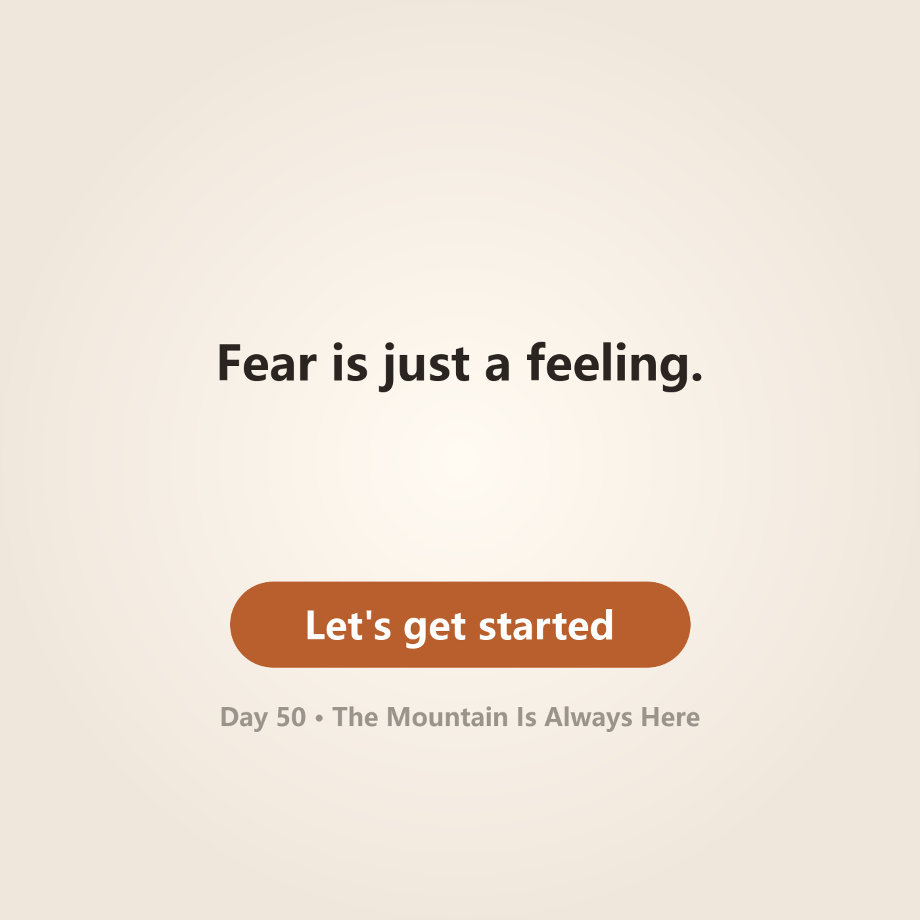 Day 50 · The Mountain Is Always Here episode artwork